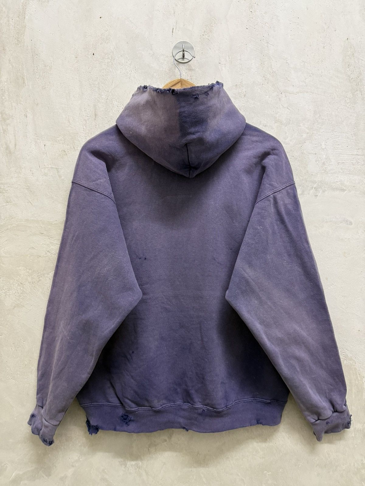Nike Distressed Vintage 90s Sun Faded Nike Thrash Hoodie Size US M / EU 48-50 / 2 - 5 Thumbnail