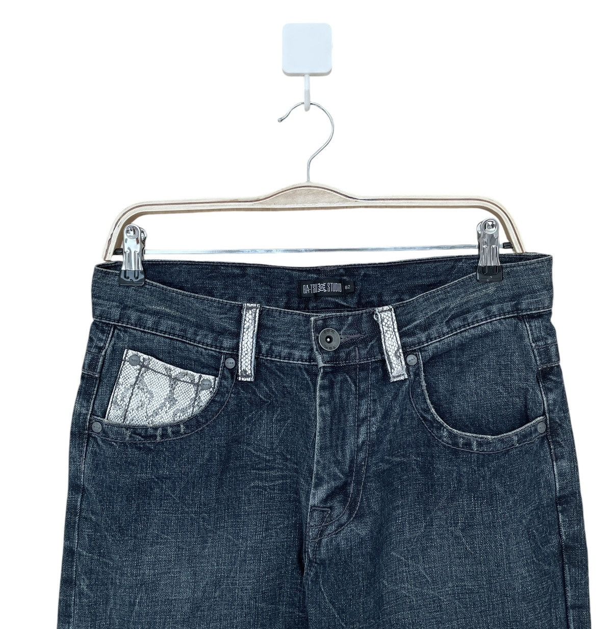 Japanese Brand Vintage Japanese Brand Ba-tsu Studio Jeans 2000s Size US 31 - 3 Thumbnail
