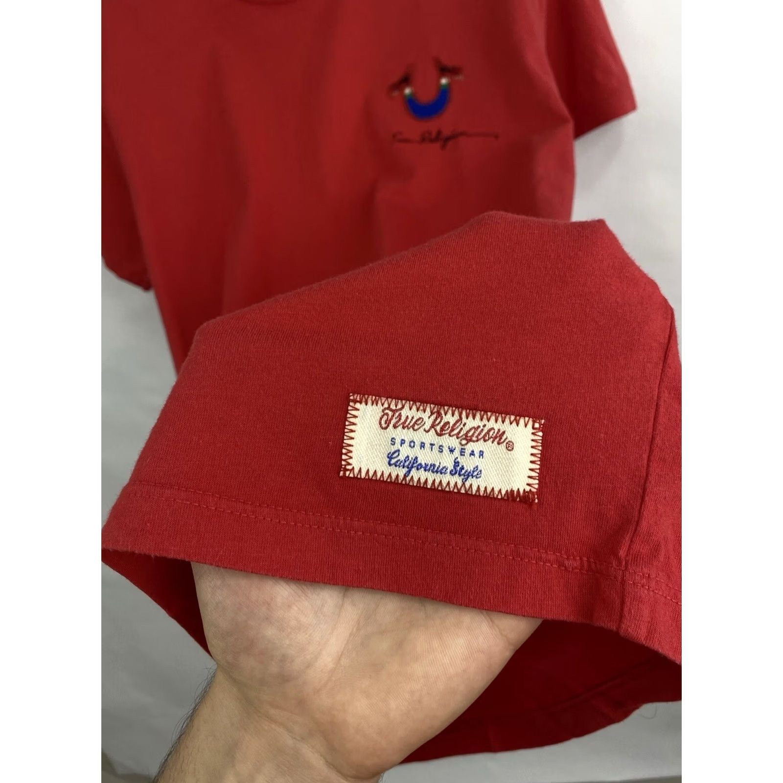 True Religion VINTAGE True Religion T-Shirt USA Made Red L Men's XS? no Size US L / EU 52-54 / 3 - 6 Thumbnail
