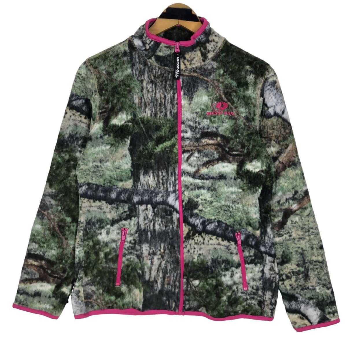 Mossy Oak Fleece Sweater Country DNA Camouflage Pattern