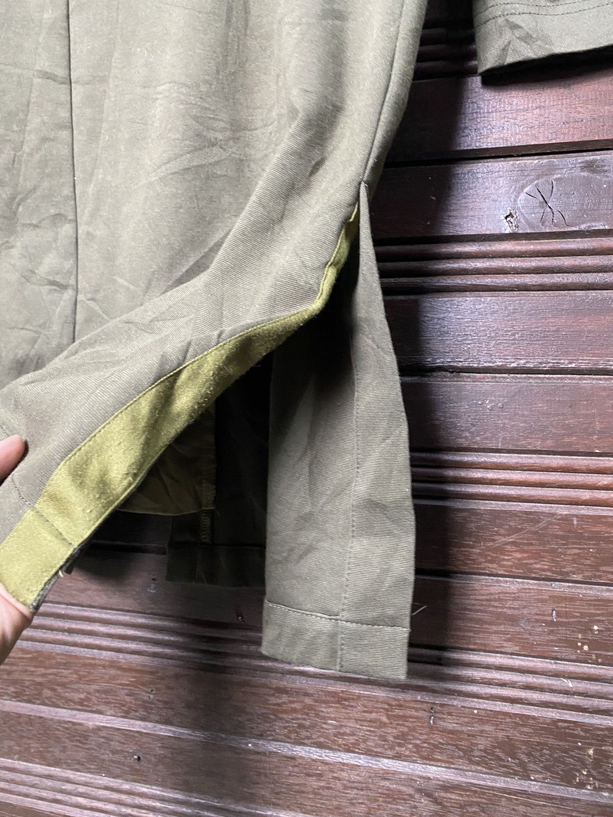 Issey Miyake Vintage Issey Miyake Two Tone Cotton Long Jacket Size US M / EU 48-50 / 2 - 6 Thumbnail