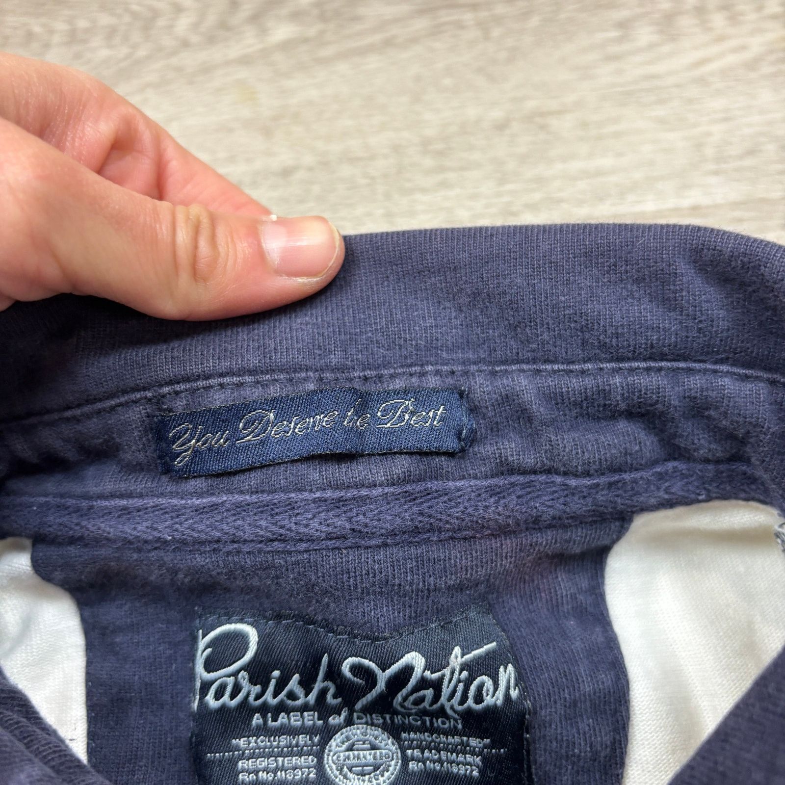 Parish Nation Parish Nation Tried N True Rugby Long Sleeve Polo Men's L Size US L / EU 52-54 / 3 - 6 Thumbnail
