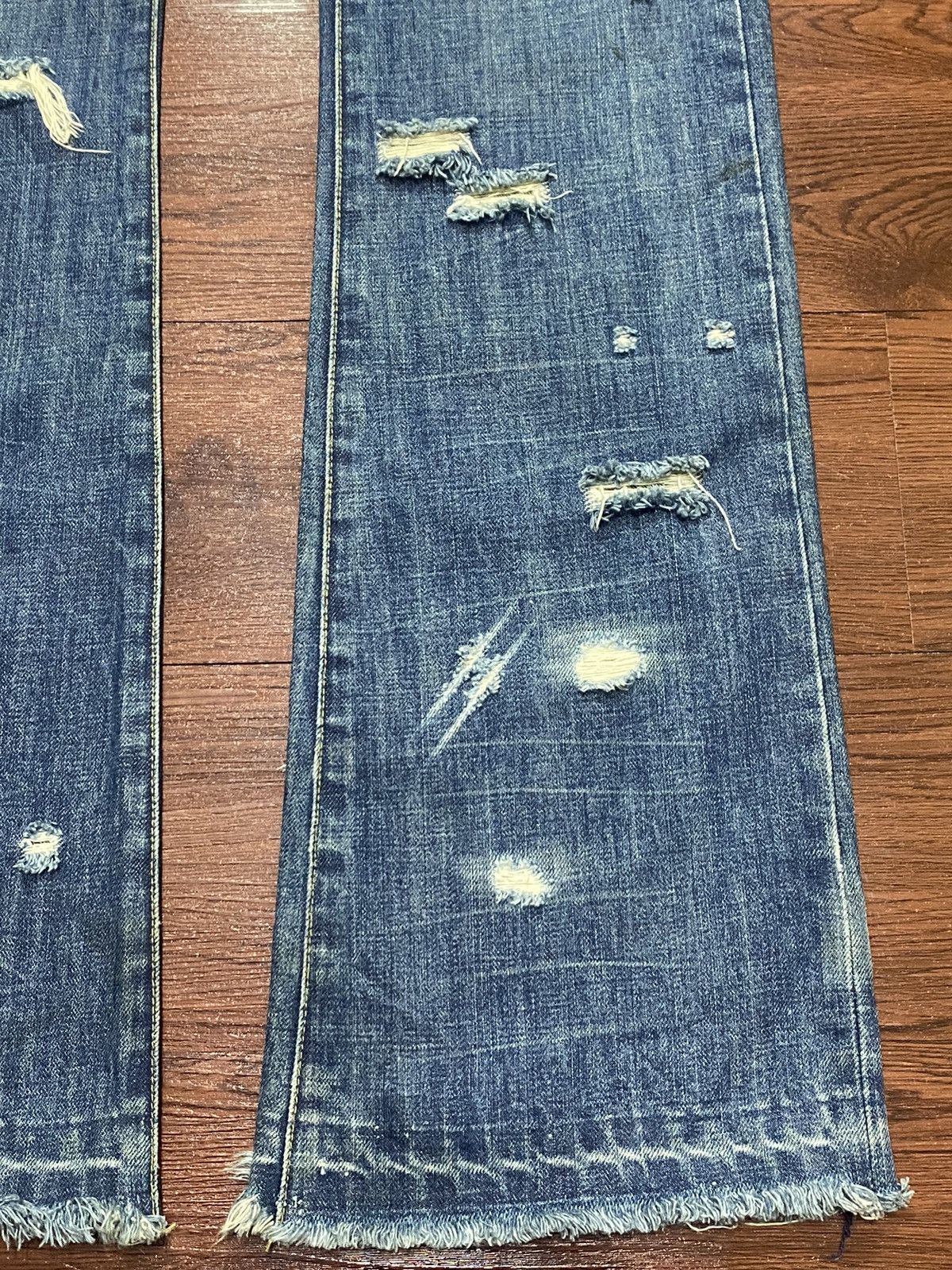 Earl Jeans Earl Jean Western Rare Distressed Seditionary Flare jeans Size US 32 / EU 48 - 12 Thumbnail