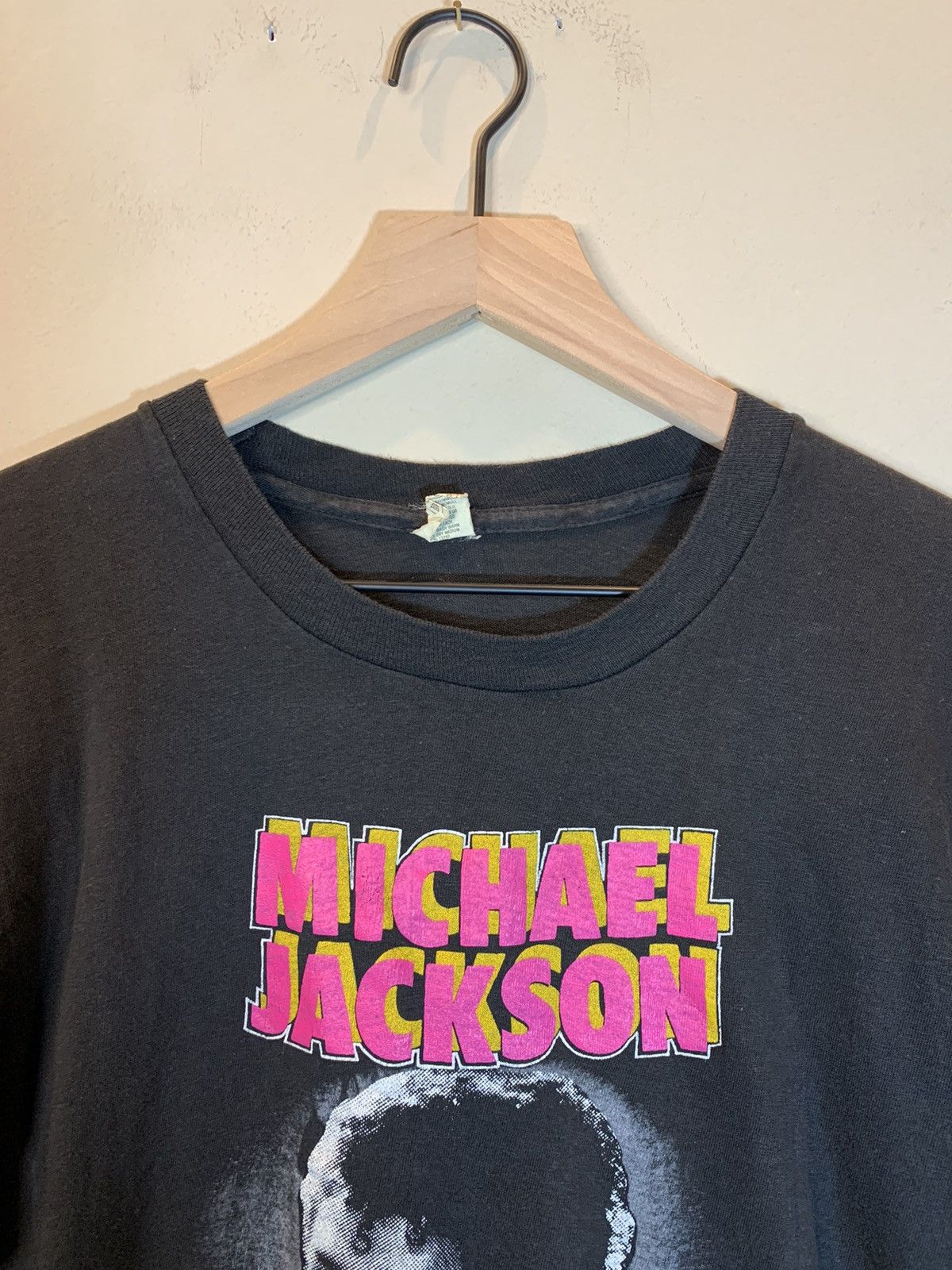 Band Tees × Michael Jackson × Vintage *RARE* Vintage 1983 Michael Jackson Thriller USA-Made Shirt Size US L / EU 52-54 / 3 - 8 Thumbnail