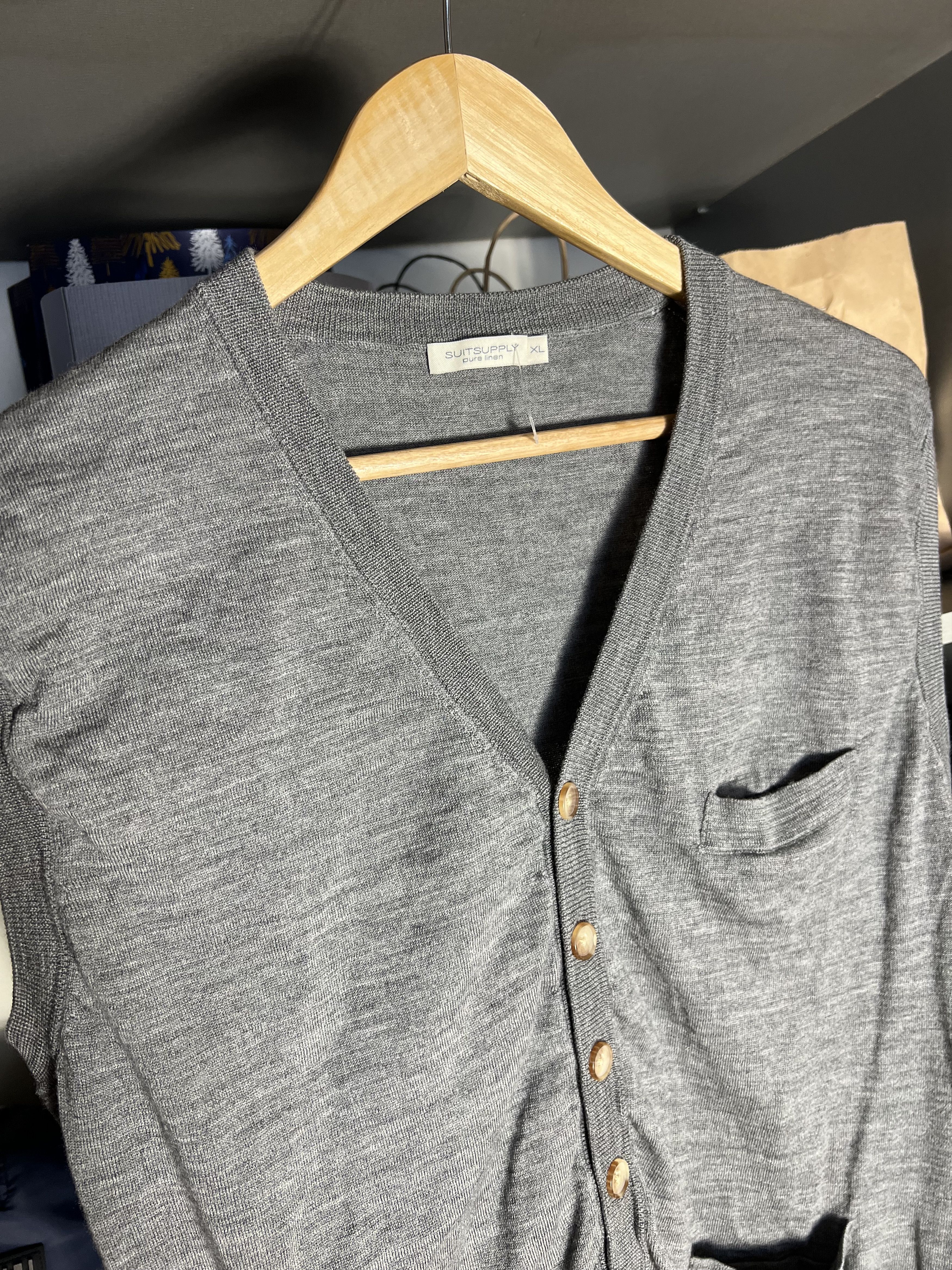 Suitsupply Vintage SUITSUPPLY Classic Sleeveless Jacket Cardigan Size US XL / EU 56 / 4 - 2 Thumbnail