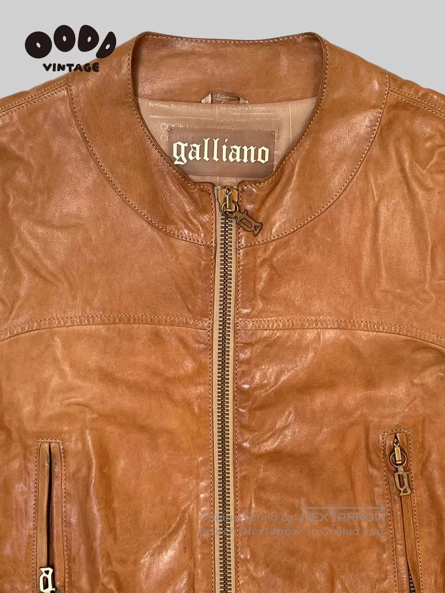 John Galliano John Galliano Ruffled Leather Jacket. Size M / US 6-8 / IT 42-44 - 4 Thumbnail