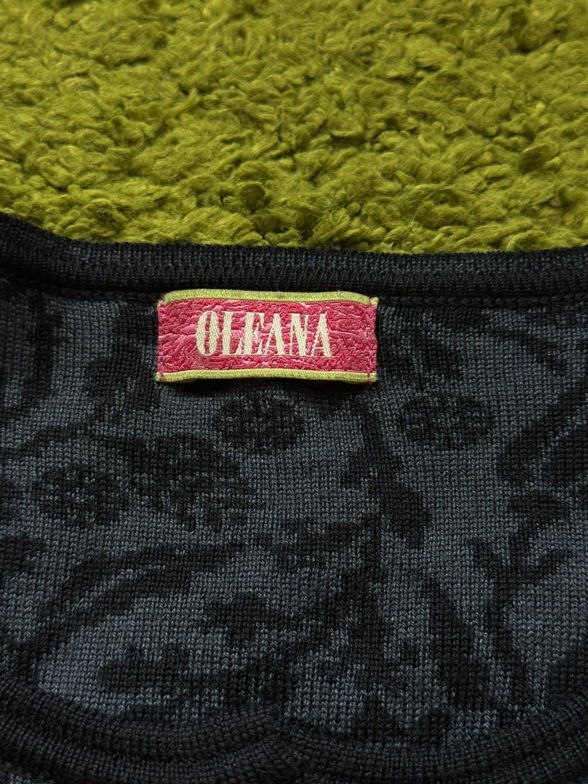 Dale Of Norway Oleana wool silk blend ethnic floral pattern long cardigan Size L / US 10 / IT 46 - 6 Thumbnail