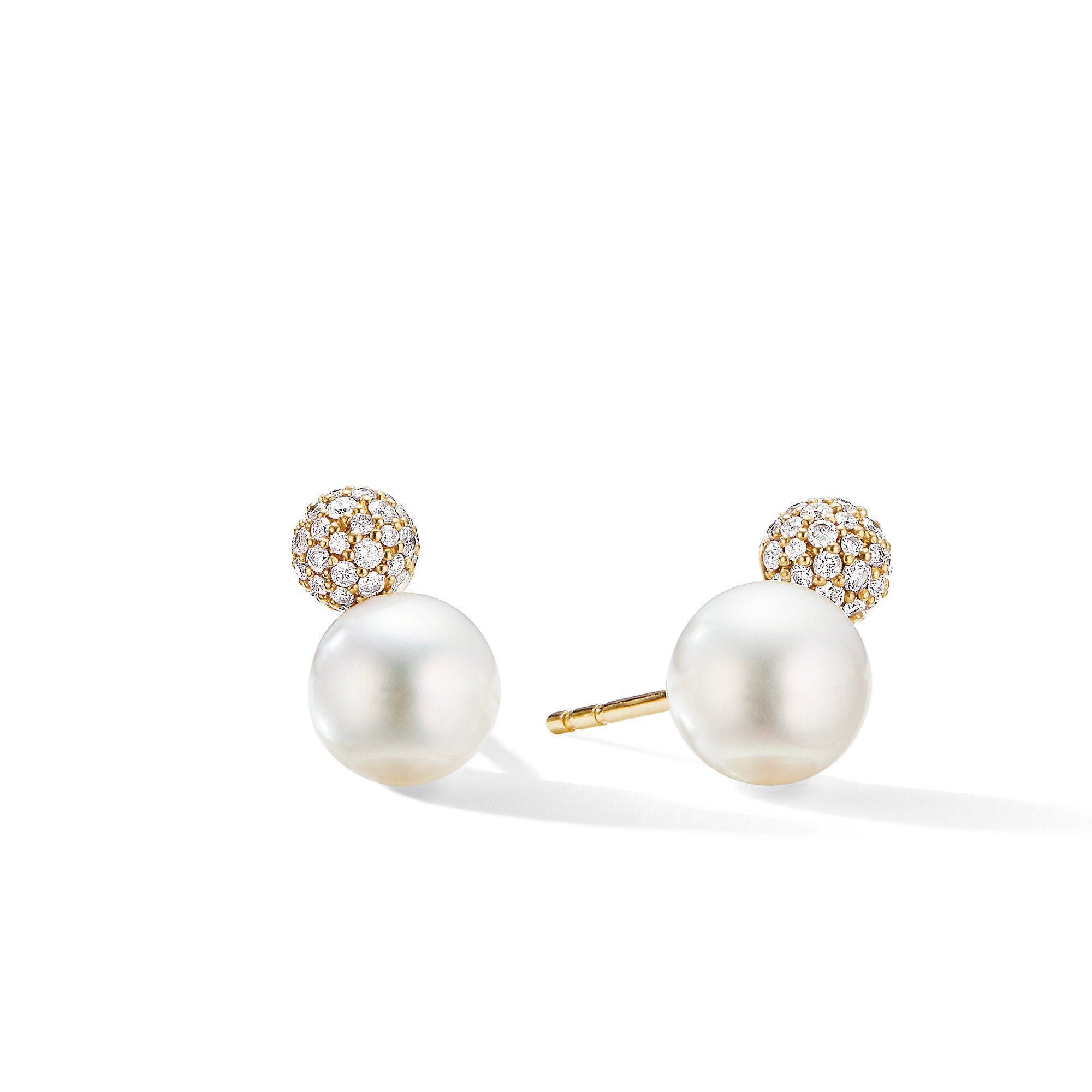 David Yurman o1w1db10325 Earrings in 18K Gold with Pearls and Diamonds Size ONE SIZE - 1 Preview