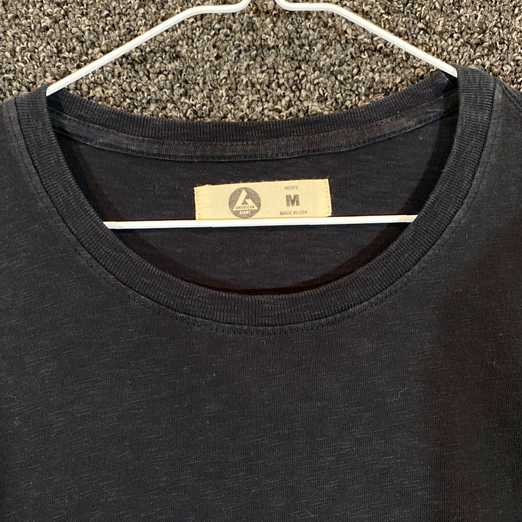Vintage American Giant Shirt Mens Medium Faded Black Tee Long Sleeve Casual USA Made Size US M / EU 48-50 / 2 - 2 Thumbnail
