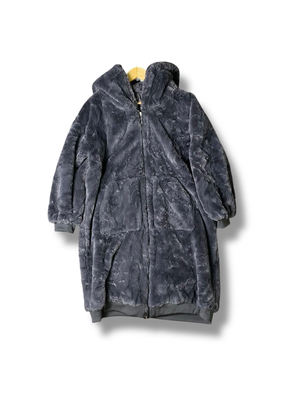 Japanese Brand × Vintage Laseti Faux Fur Coat with Hood (3) Size US L / EU 52-54 / 3 - 1 Thumbnail