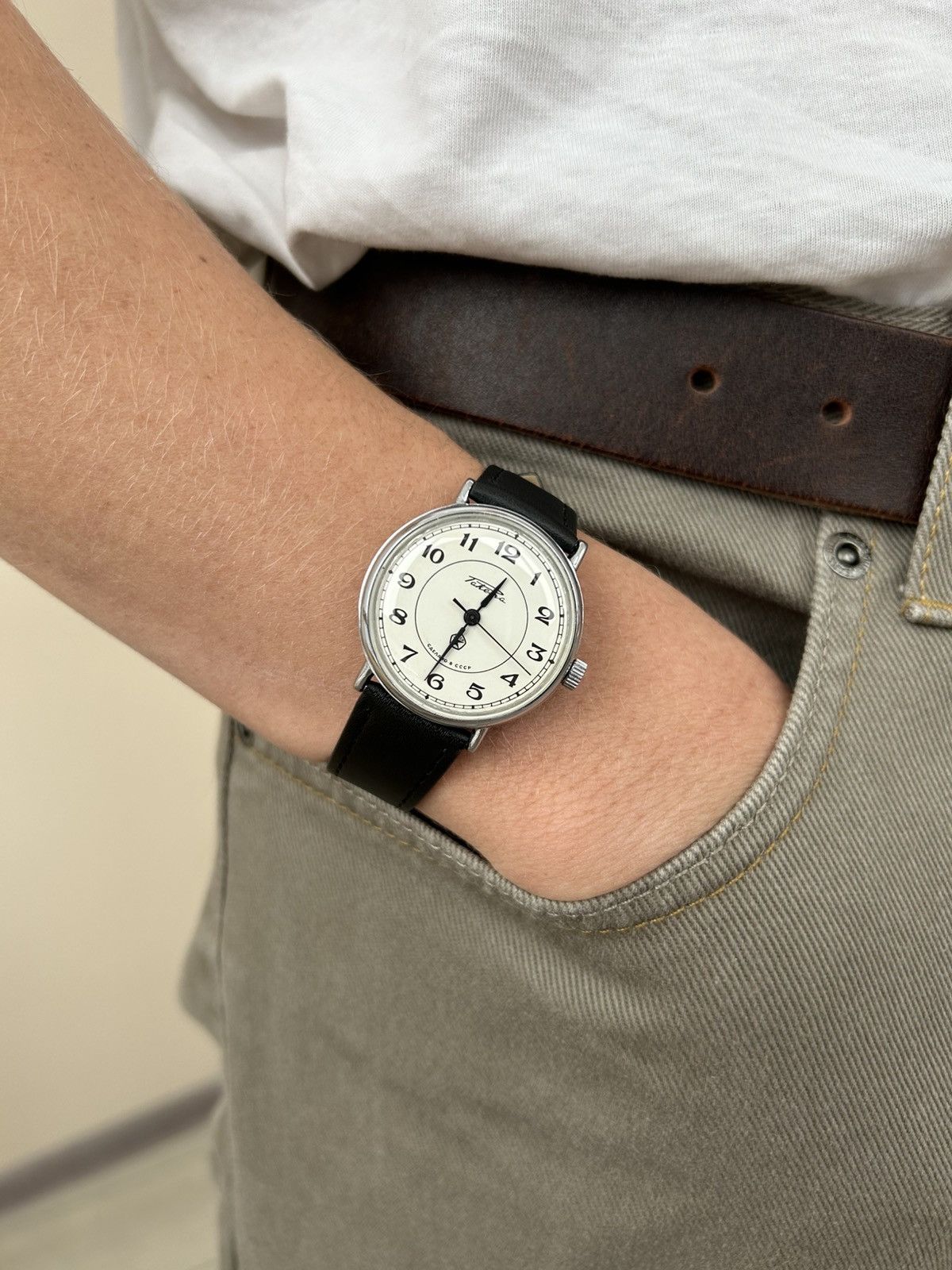 Vintage Vintage Watch Raketa Mechanical Authentic 1980s Size ONE SIZE - 1 Thumbnail