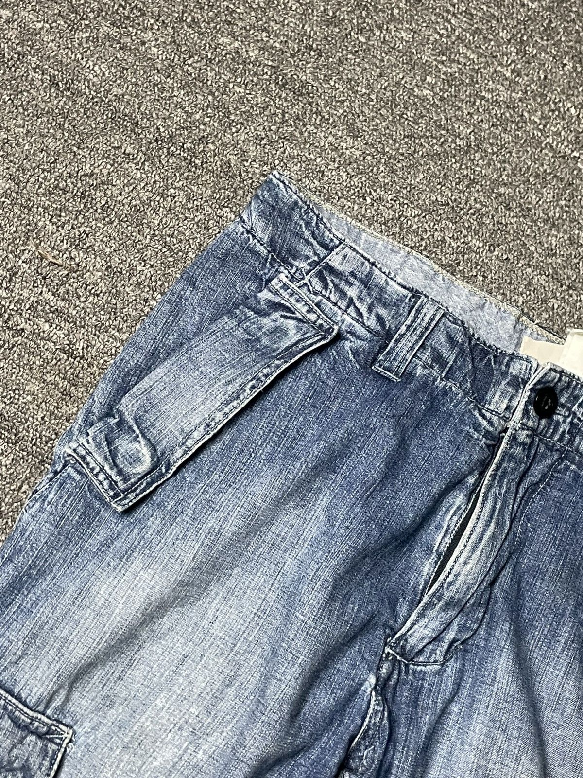 Gap × Vintage GAP Brand Three Quarter Cargo Jeans (62) Size US 30 / EU 46 - 4 Thumbnail