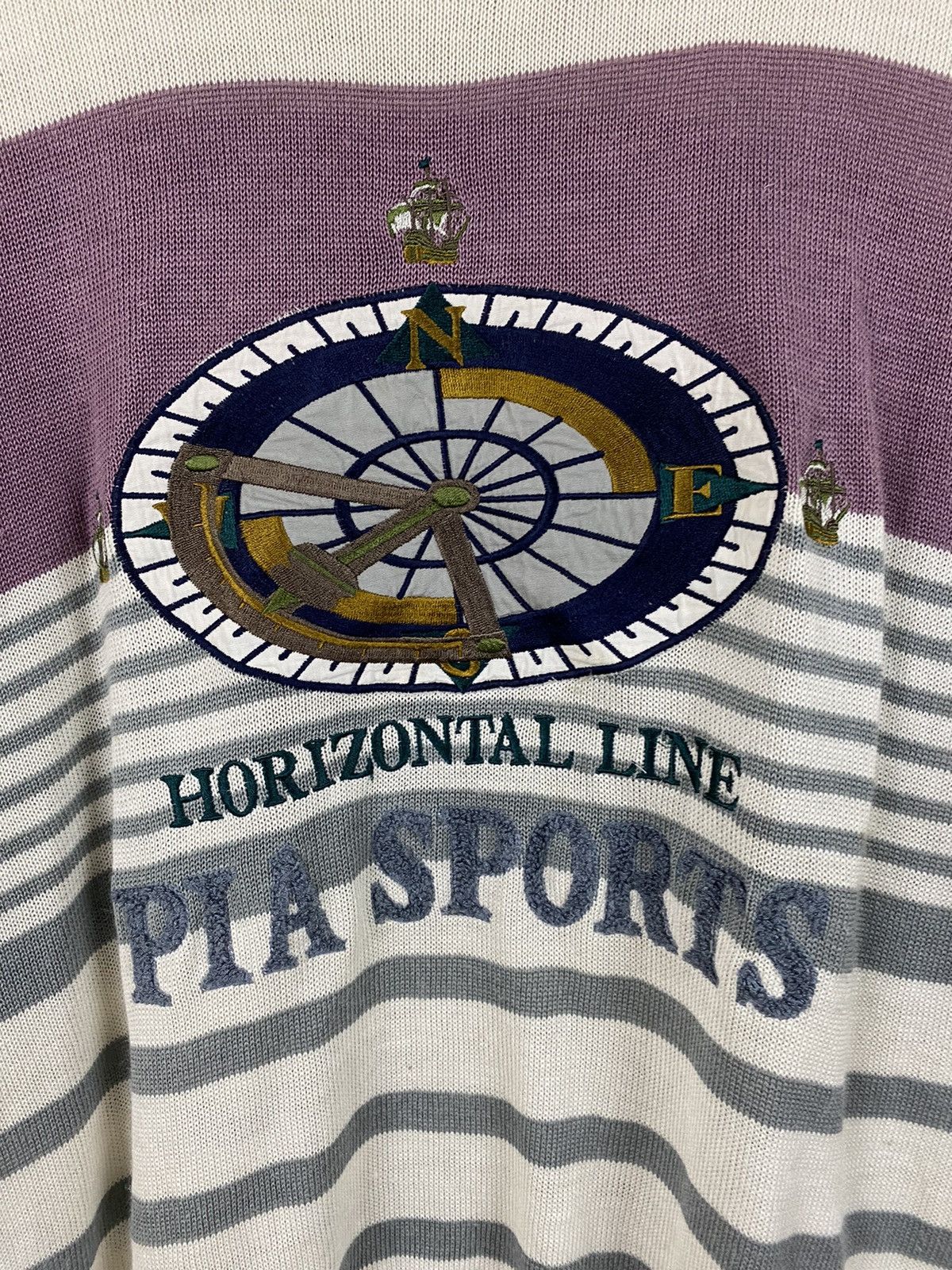 Japanese Brand × Vintage Vintage Knitwear Pia Sport Big Logo Size US M / EU 48-50 / 2 - 4 Thumbnail