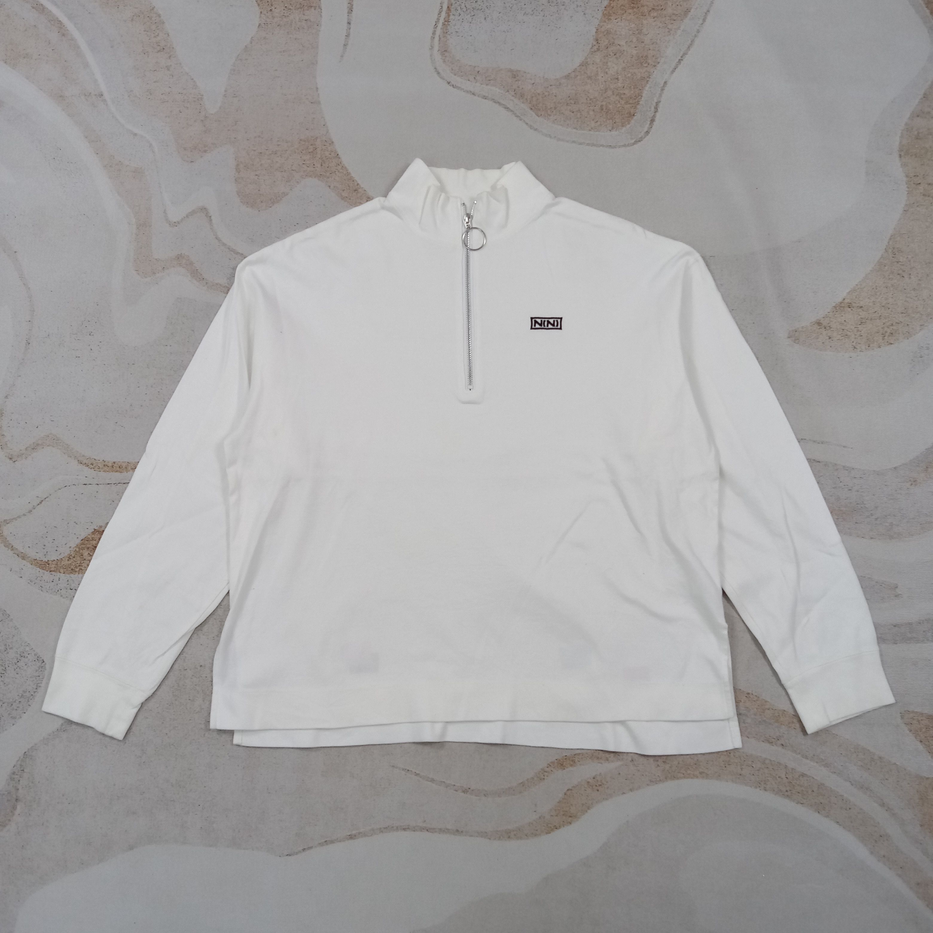 Number (N)ine Number Nine Half Zipper Sweatshirt C276N54 Size US XL / EU 56 / 4 - 4 Thumbnail
