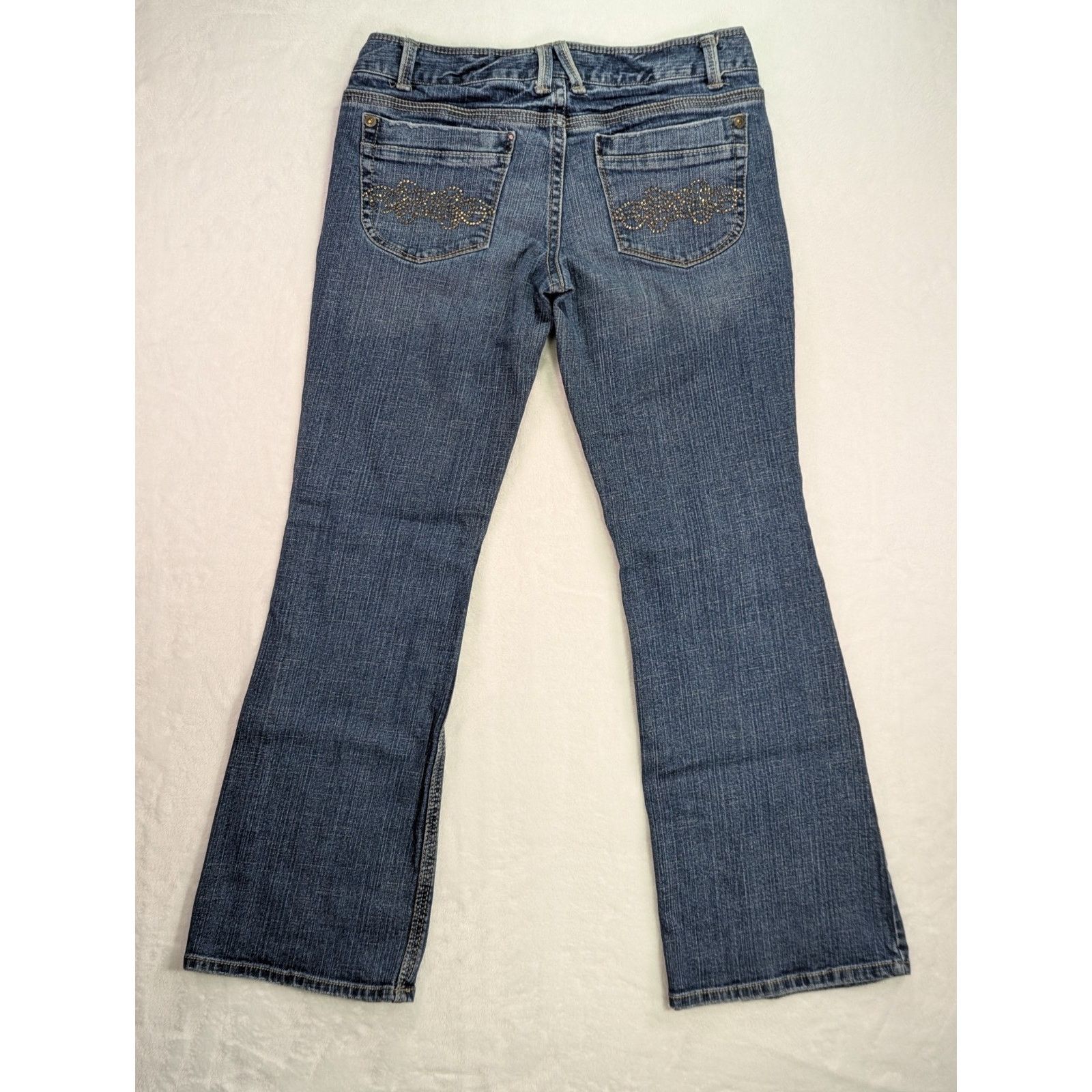 Aeropostale Aeropostale Y2K Hailey Skinny Flare Rhinestone Jeans Size 11 Size 34" / US 12 / IT 48 - 5 Thumbnail