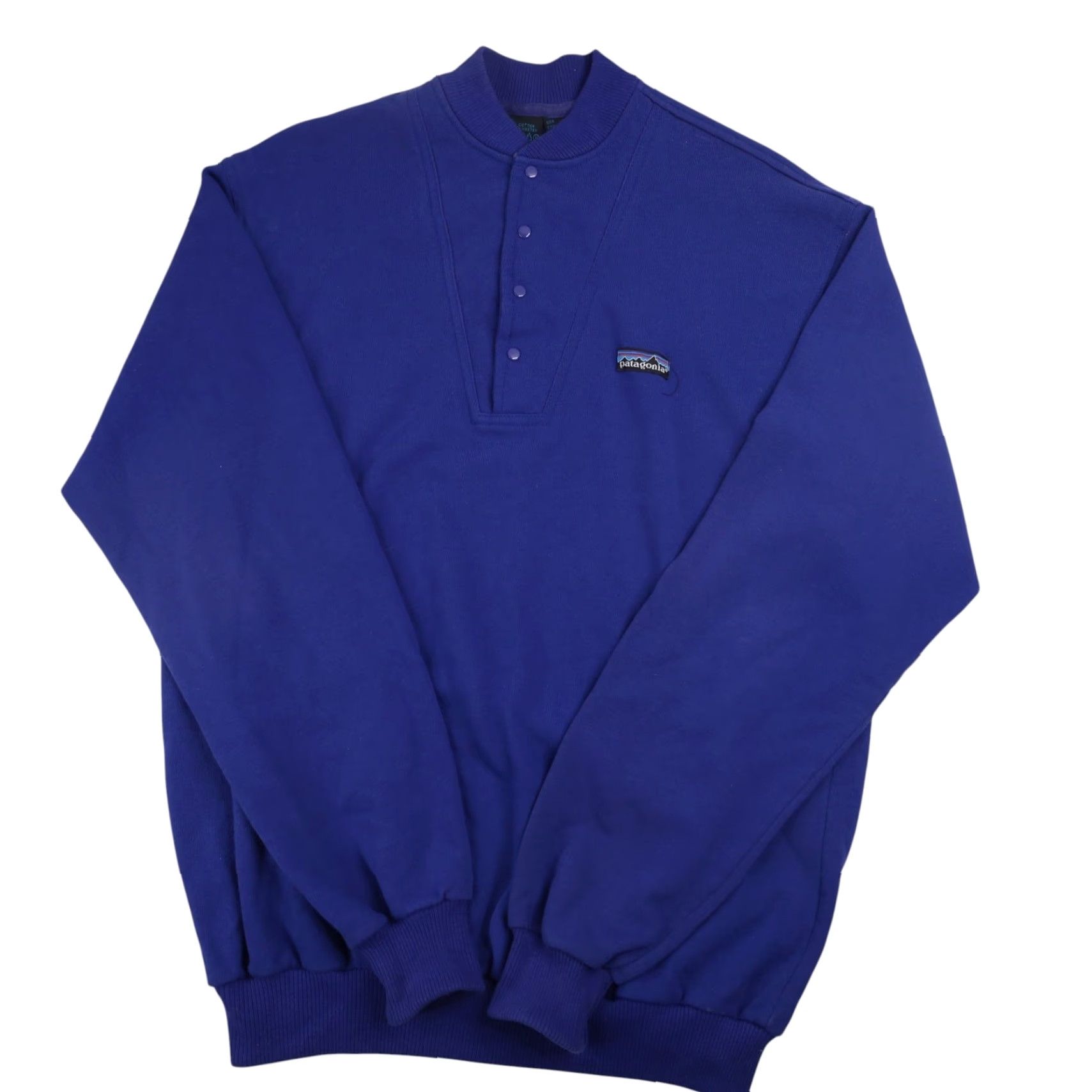 Patagonia VINTAGE Patagonia Mens Large Sweatshirt Snap T Blue Pullover Sweatshirt Mens L Blue Sweatshirt Size US L / EU 52-54 / 3 - 2 Thumbnail