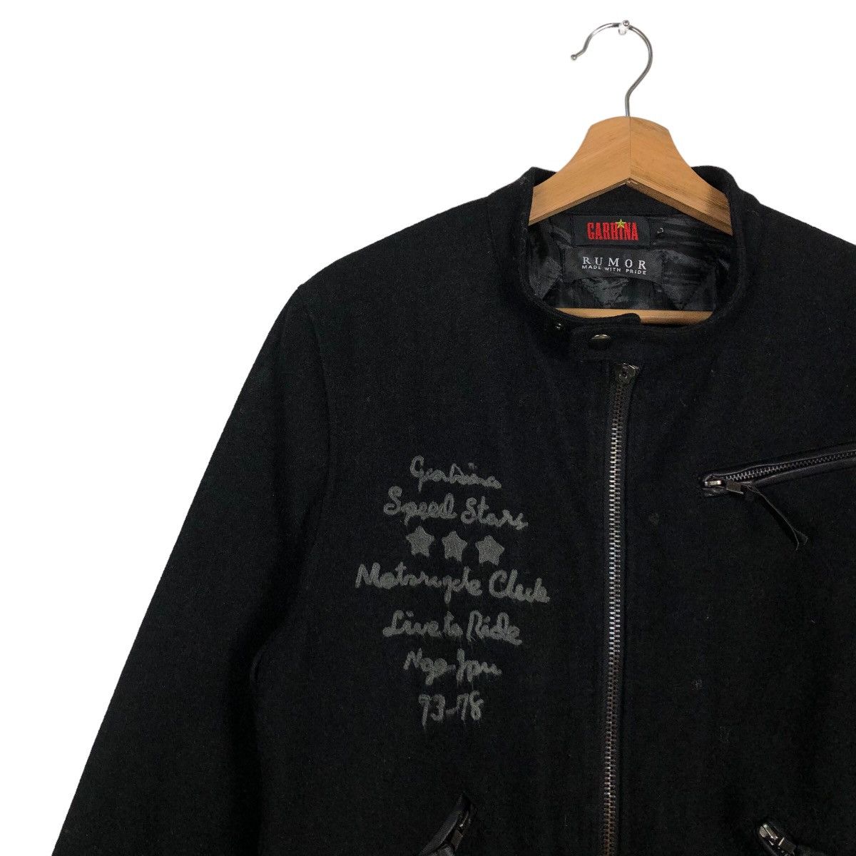 Hysteric Glamour 🔥90’s Vintage Biker Jacket Garhina Japan Punk Design Size US L / EU 52-54 / 3 - 6 Thumbnail