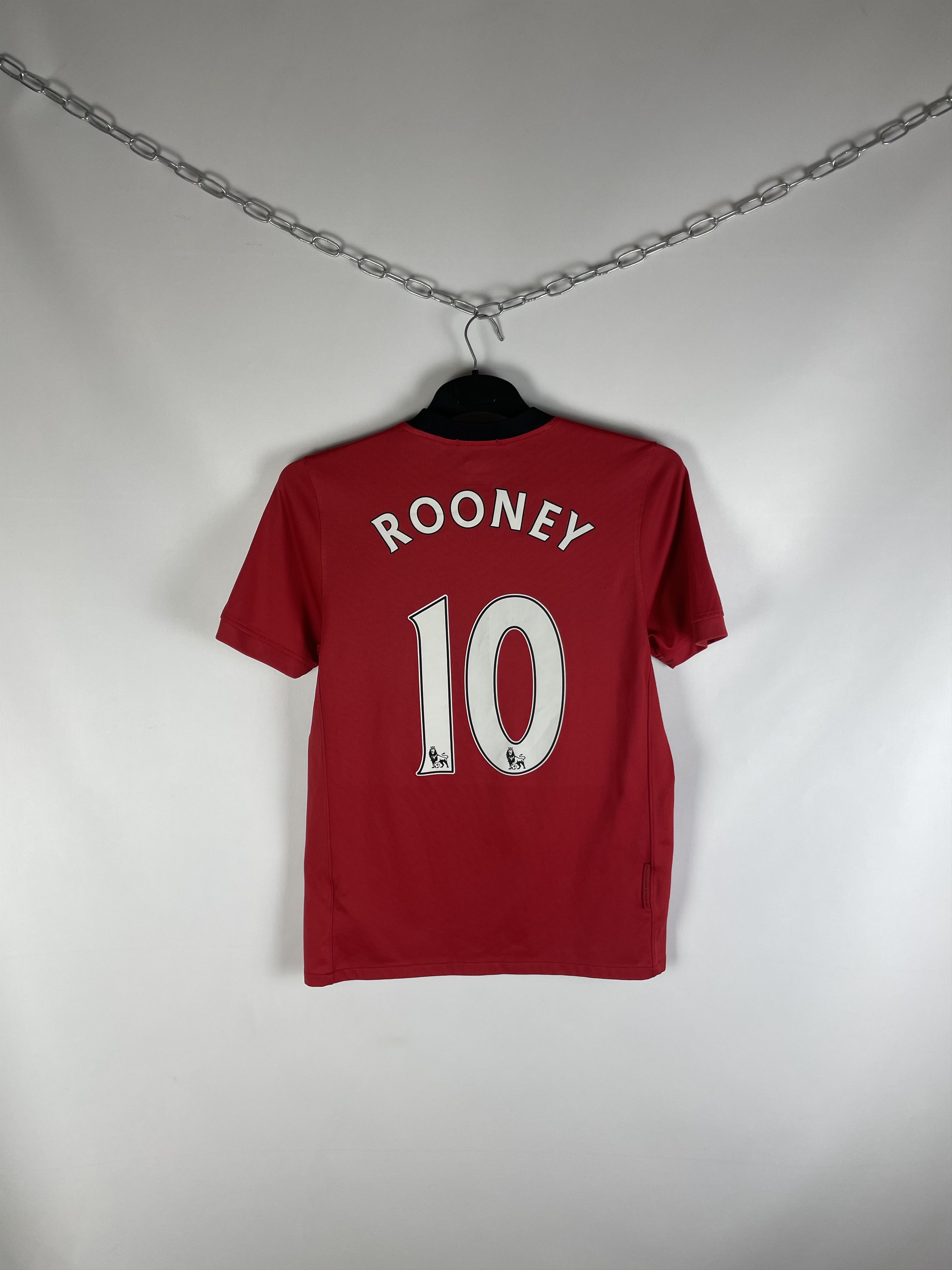 Nike Vintage 2009/2010 Nike Manchester United #10 Rooney Jersey Size US S / EU 44-46 / 1 - 1 Thumbnail