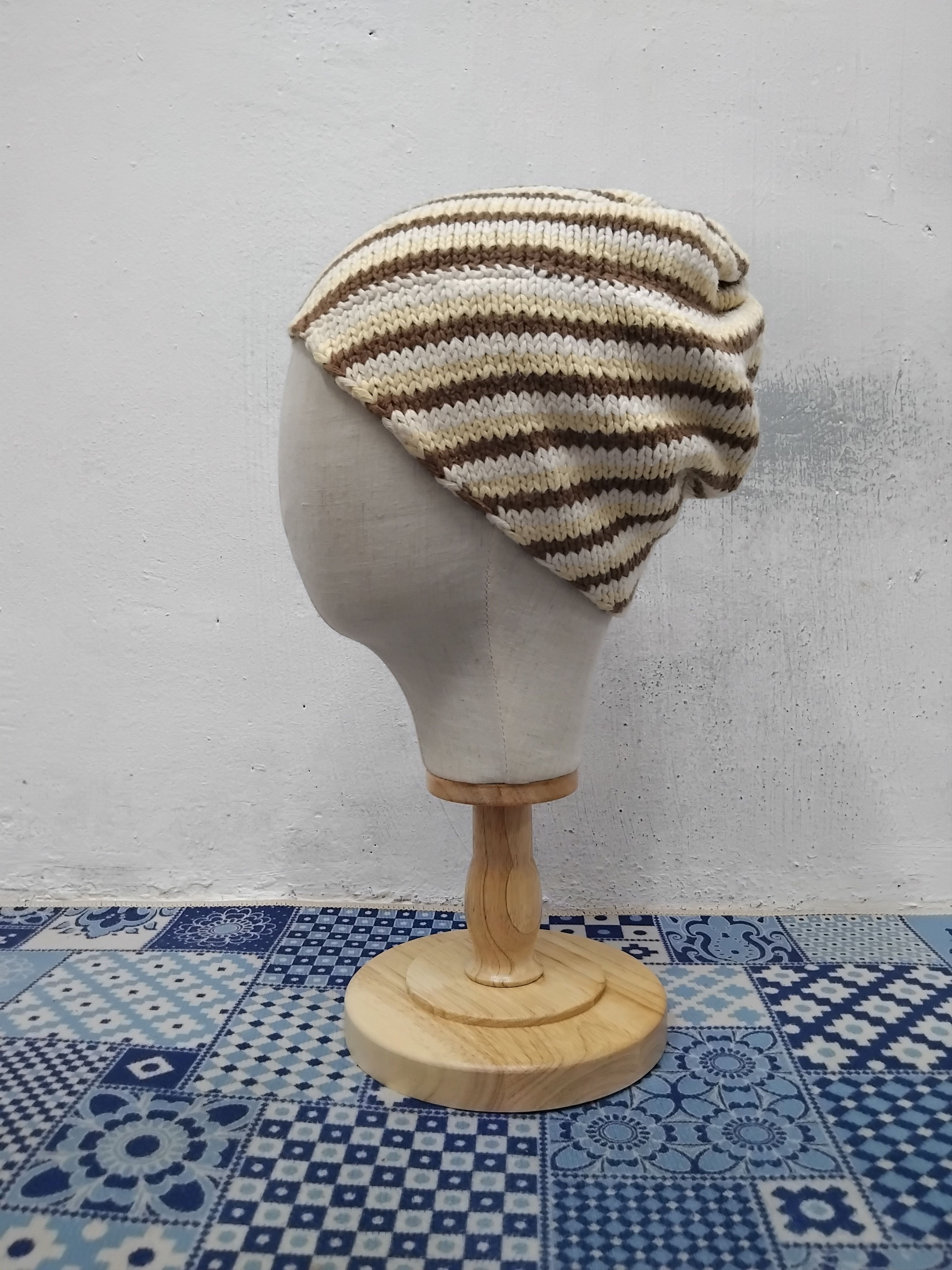 Inverallan 💥Inverallan stripe beanie hat Size ONE SIZE - 6 Thumbnail