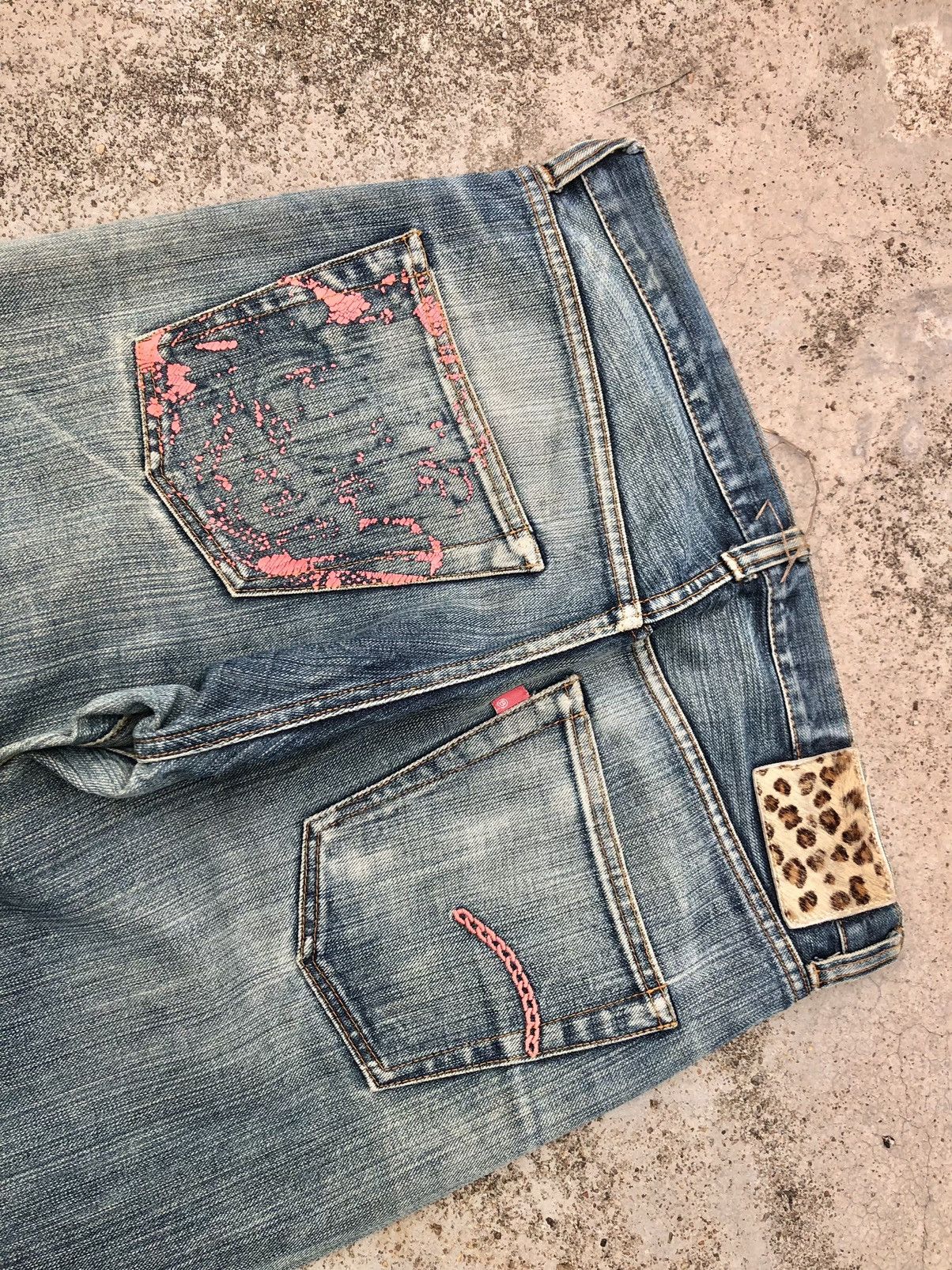 Hypebeast SELVEDGE⚡️⚡️DISTRESSED DENIM BY BBPBX JEANS Size US 33 - 11 Thumbnail