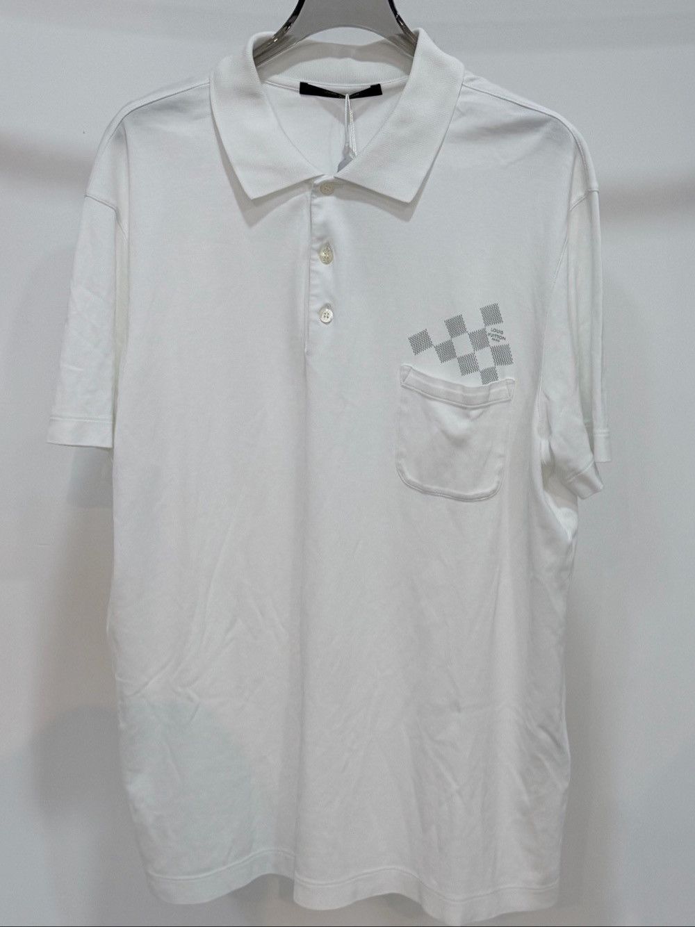 Louis Vuitton Louis Vuitton Damier Logo Polo Shirt Size XL Size US XL / EU 56 / 4 - 1 Thumbnail