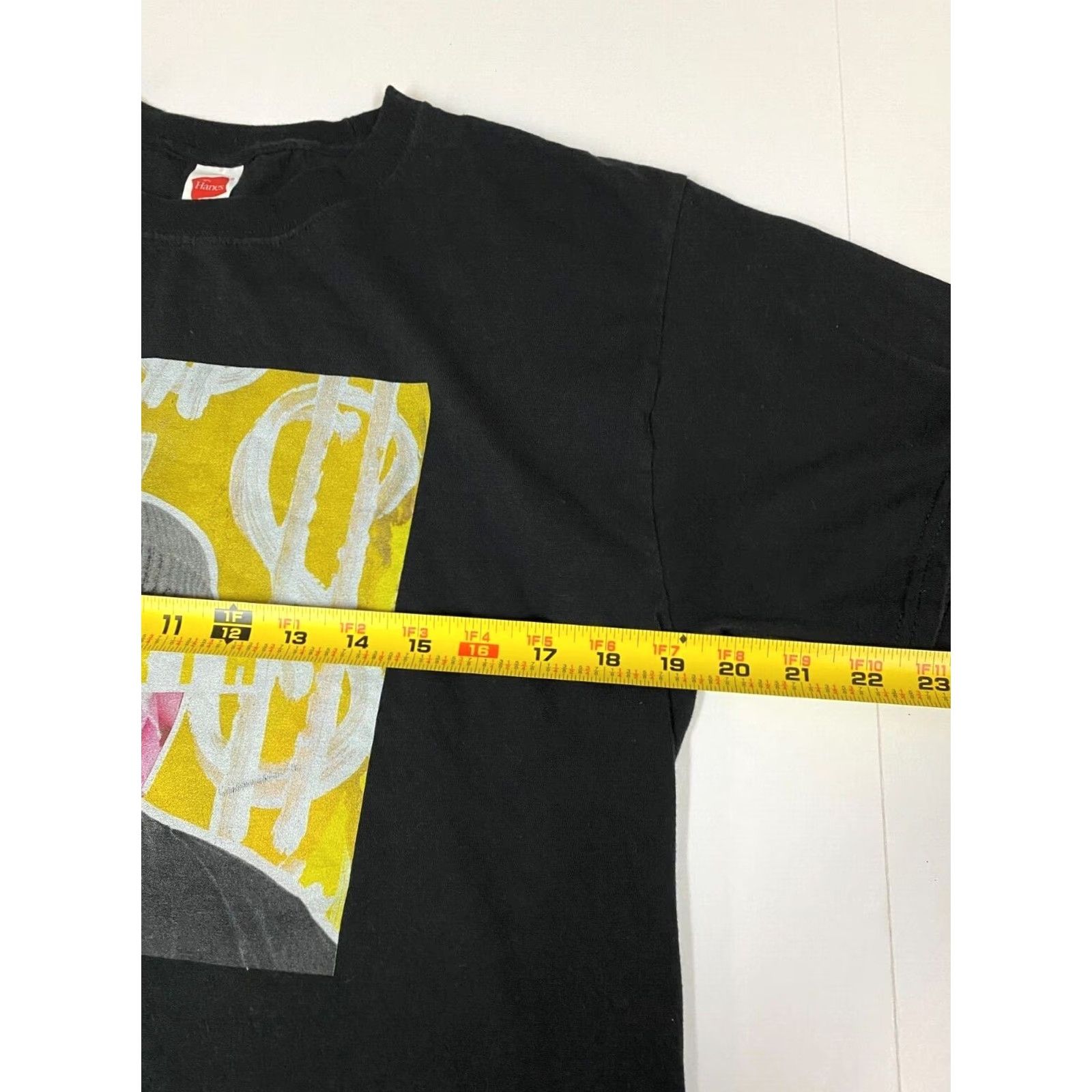Hanes Hanes Rebirth Mens Shirt M Black Flowers Logo Geometric Crew Neck Short Sleeve T-Shirt Cotton Blend Polyester All Seasons Modern Beer Vintage No Size US M / EU 48-50 / 2 - 5 Thumbnail