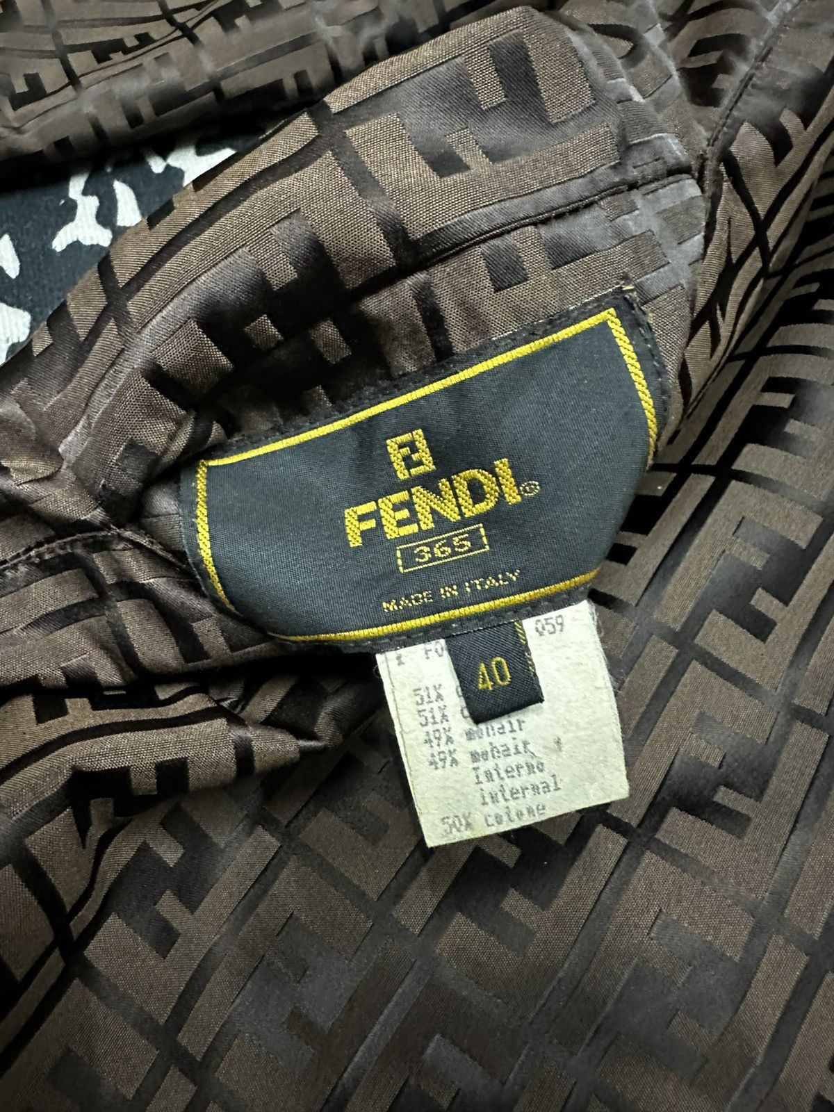 Fendi Vintage 90s Reversible Fendi Monogram Jacket Size US S / EU 44-46 / 1 - 13 Thumbnail
