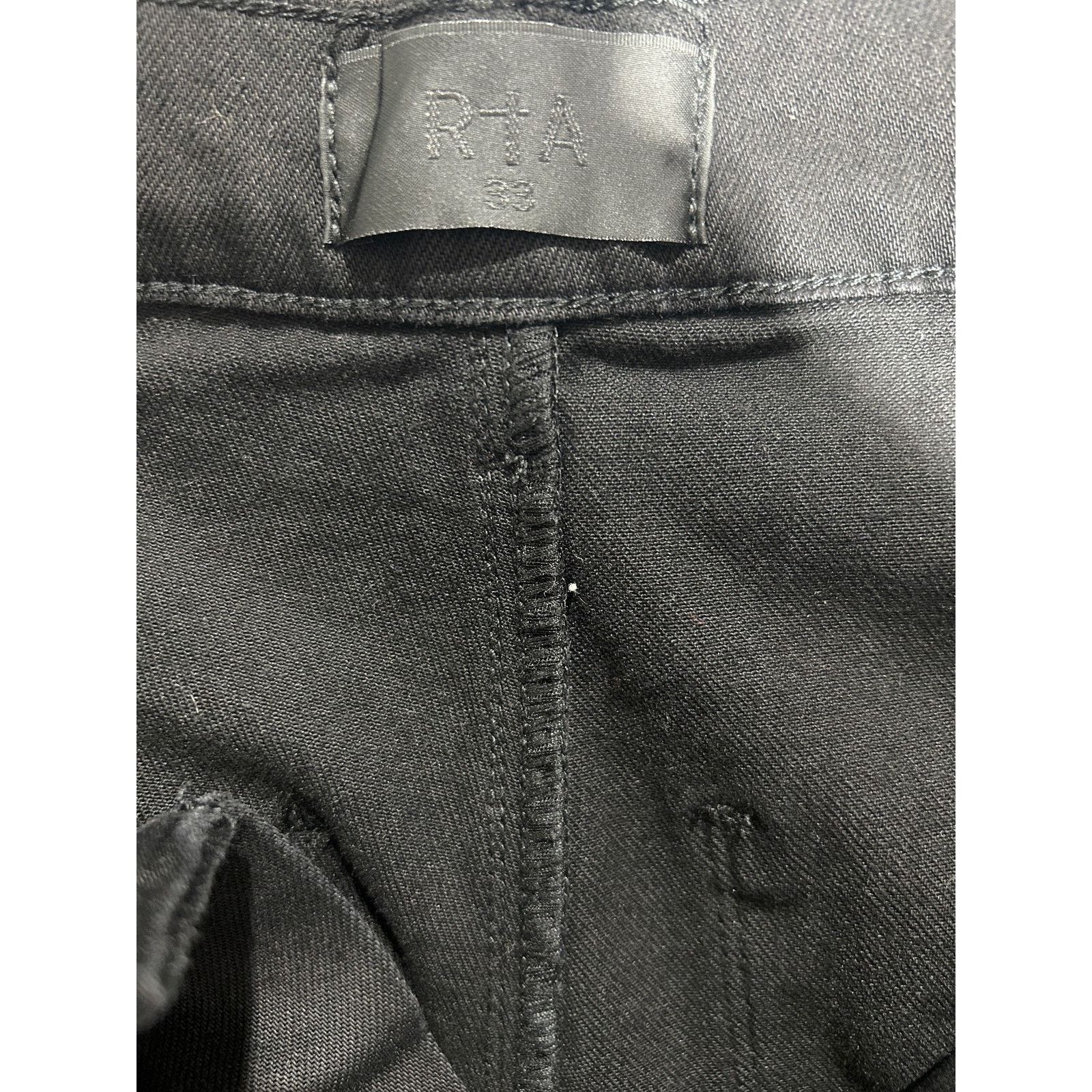 Rta RTA BLACK ROMAN DENIM CARGO PANTS 33 PREOWNED Size US 33 - 3 Thumbnail