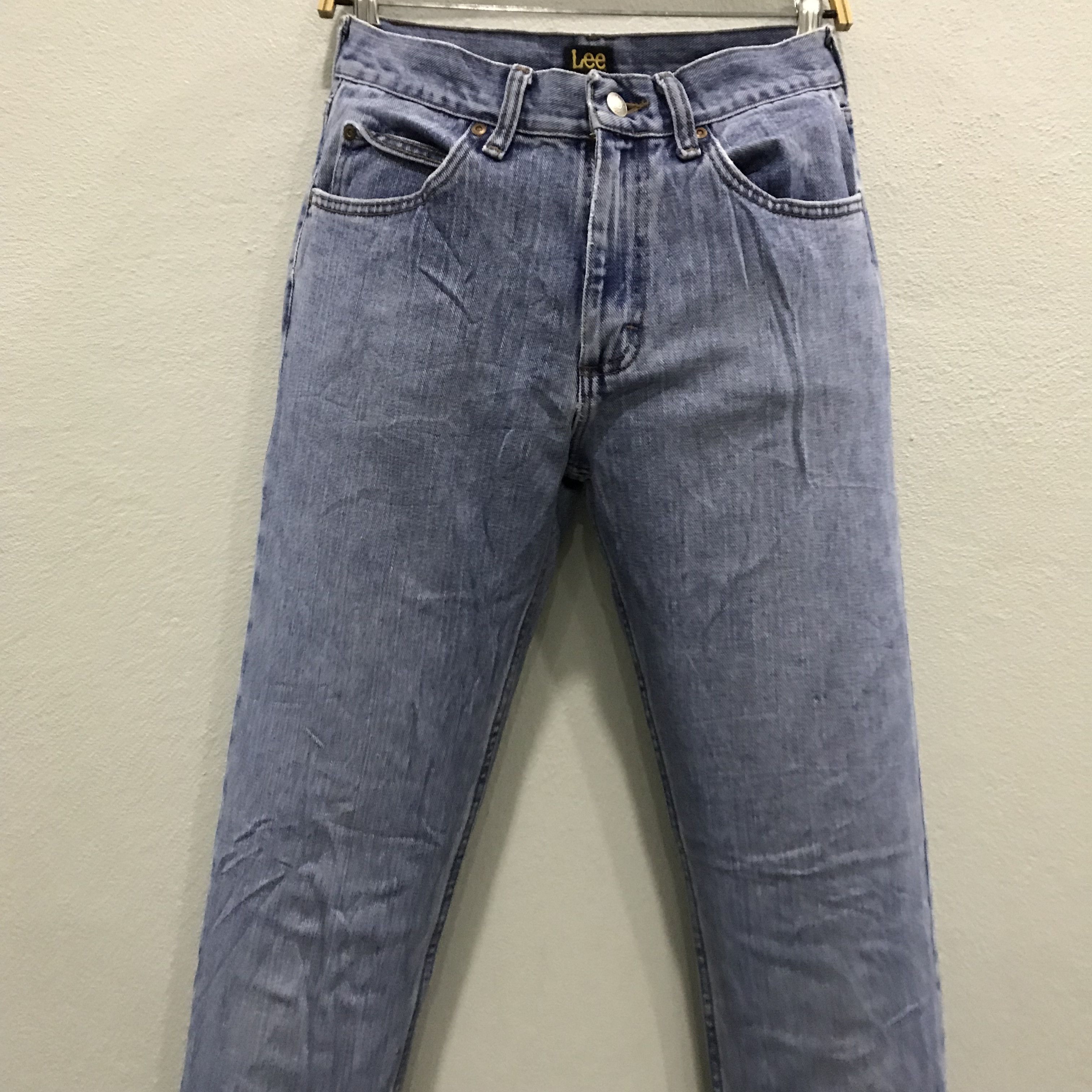 Lee Vintage Retro 90s Lee Jeans Blue Denim Regular Fit Size US 29 - 3 Thumbnail