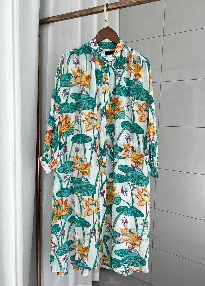 Loewe Loewe Mulberry Silk Dress Size XS / US 0-2 / IT 36-38 - 1 Thumbnail