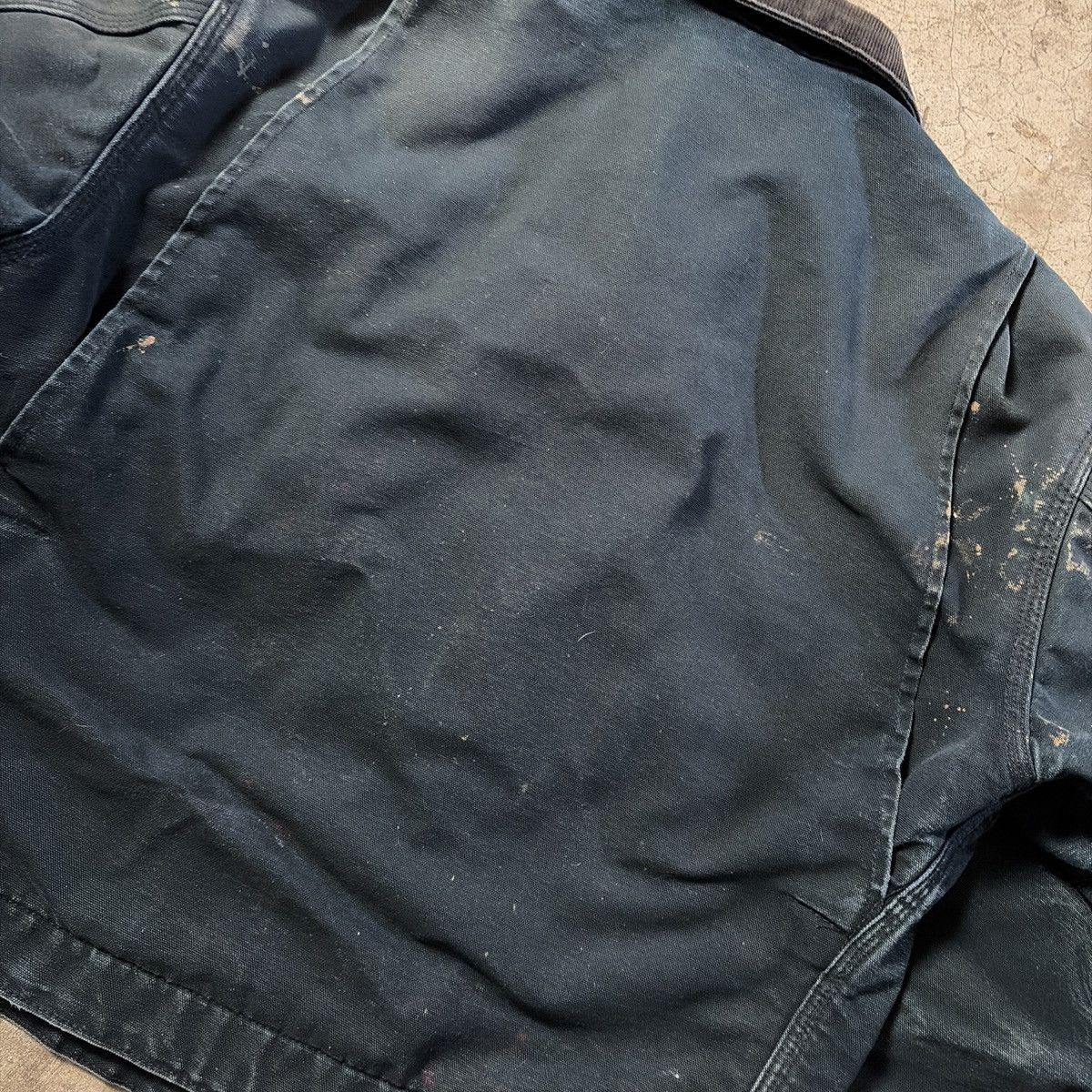 Carhartt Thrased distressed Carhartt Detroit jacket Black J01 BLK Size US M / EU 48-50 / 2 - 7 Thumbnail