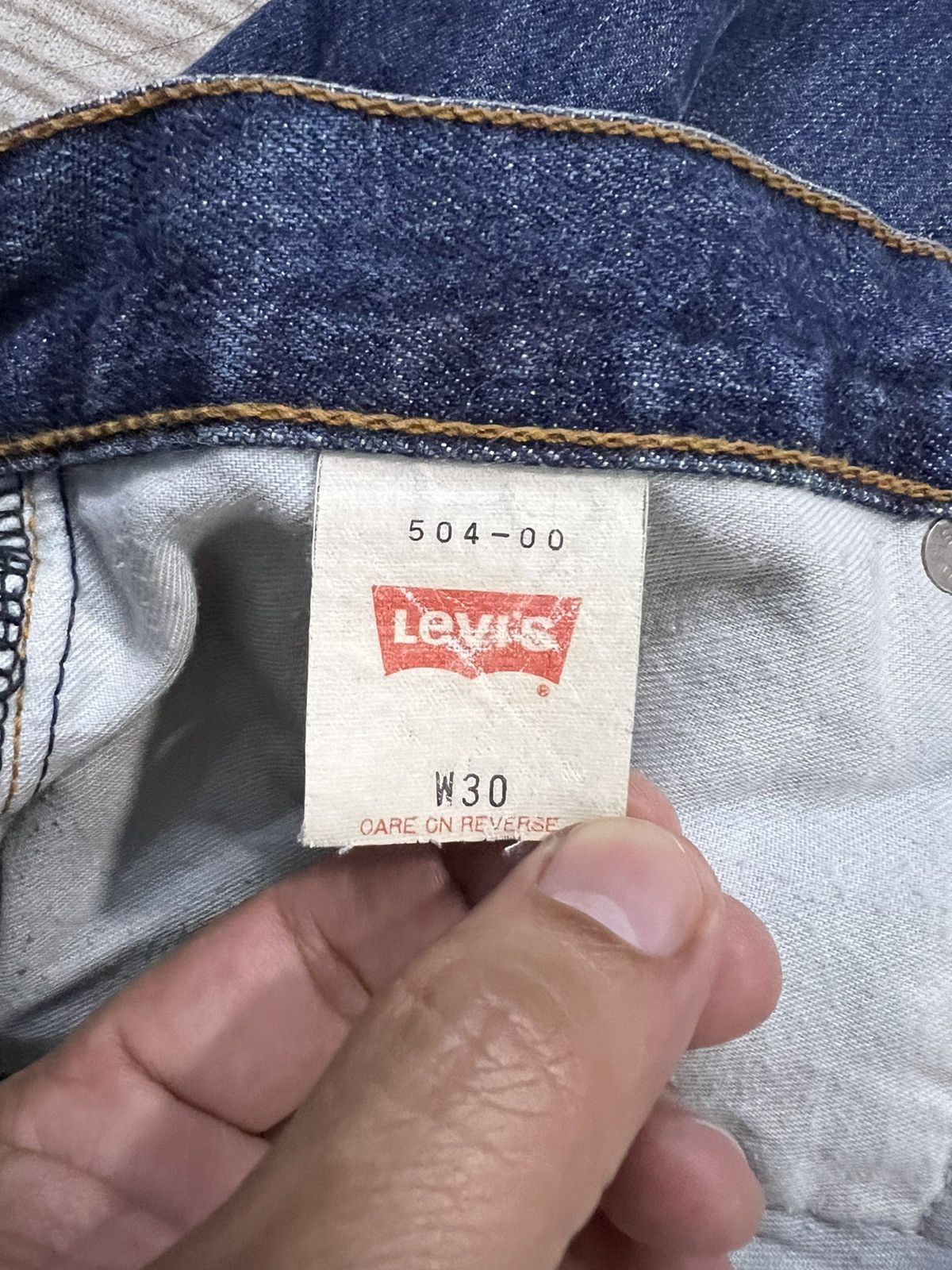 Levi's Vintage Levi’s 504 Selvedge Denim Pants Very Rare Size US 30 / EU 46 - 13 Thumbnail