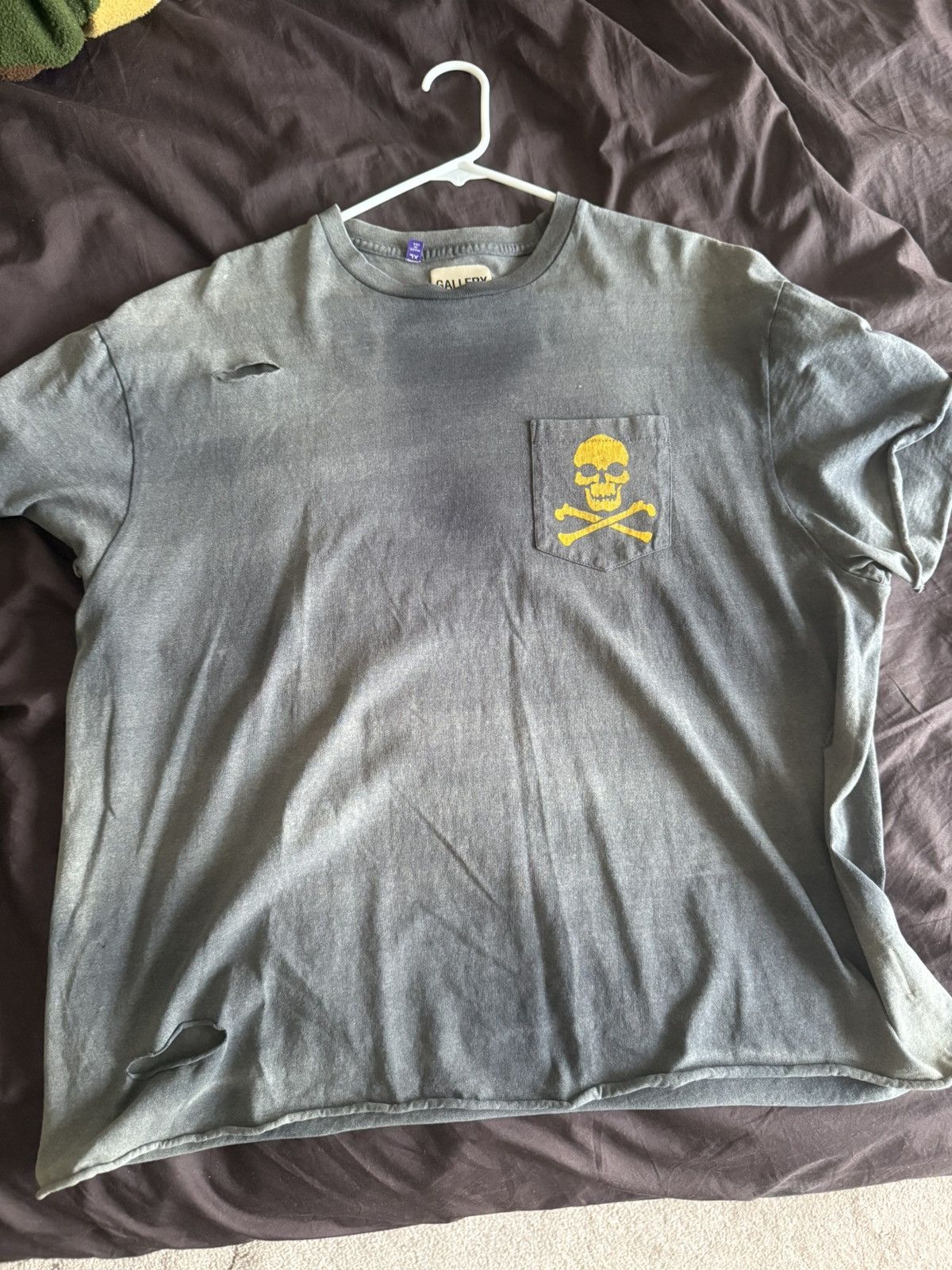 Gallery Dept. Gallery Dept. Skull Distressed T-shirt Size US XL / EU 56 / 4 - 1 Thumbnail