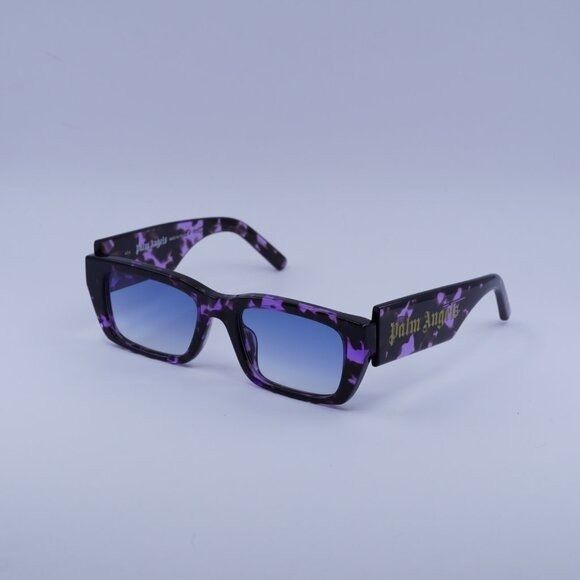 Palm Angels PERI002 PALM 3449 Sunglasses Purple Rectangle