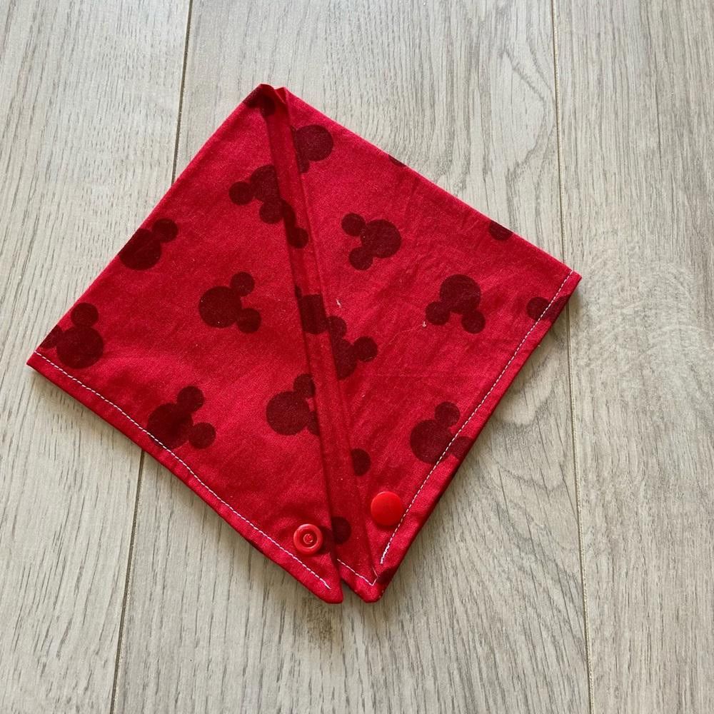 Designer Paw Heaven Co Red Mickie Mouse Dog Bandana Size ONE SIZE - 8 Thumbnail