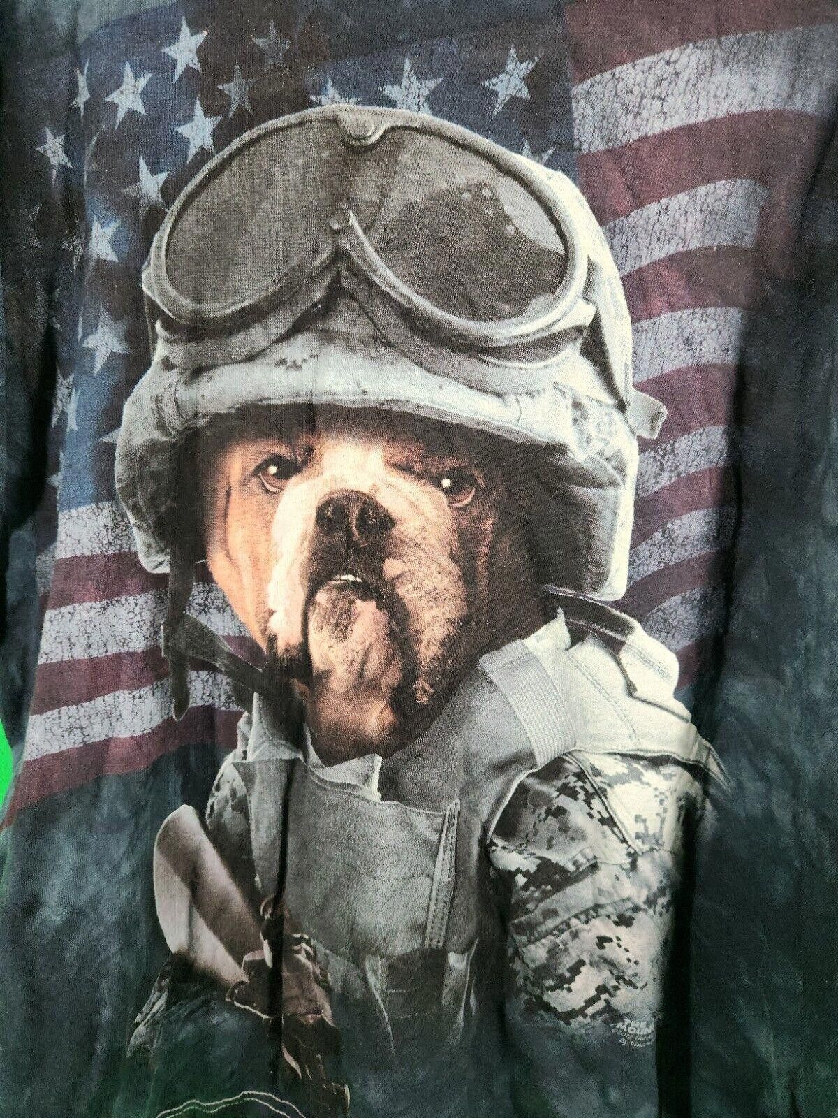 Gildan Vintage The Mountain Marine Bulldog Graphic T-Shirt Size L Size US L / EU 52-54 / 3 - 2 Thumbnail