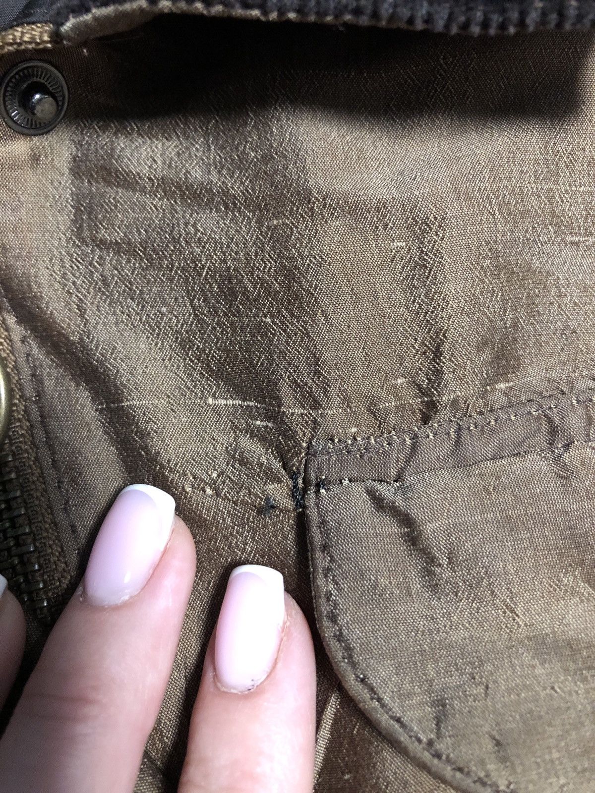 Barbour Barbour Vintage Womens Flyweight Wax Amelia Jacket Size XL / US 12-14 / IT 48-50 - 10 Thumbnail