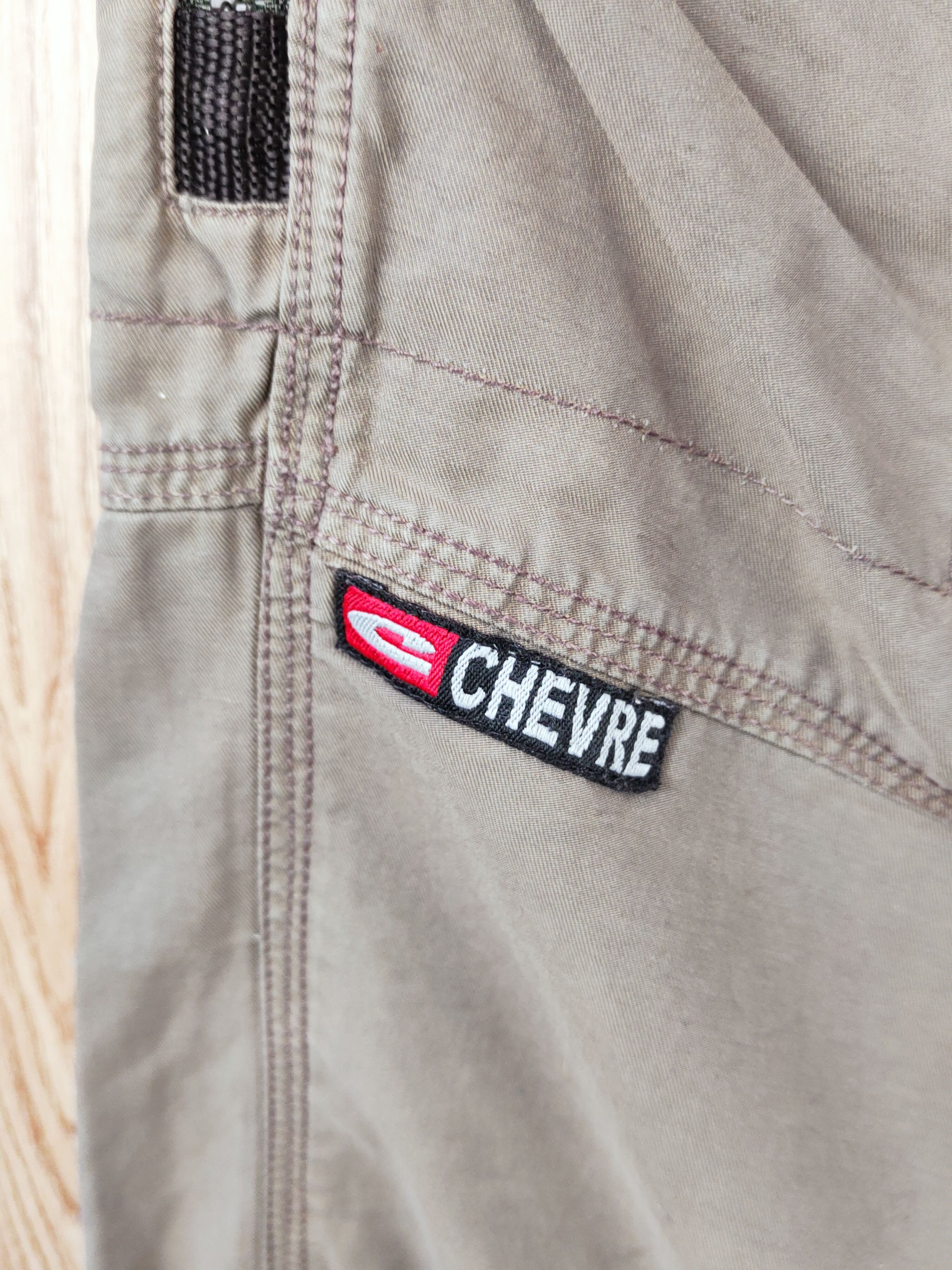 Japanese Brand Chevre Dark Gray Faded Multipocket Cargo Pants #W848 Size US 33 - 4 Thumbnail