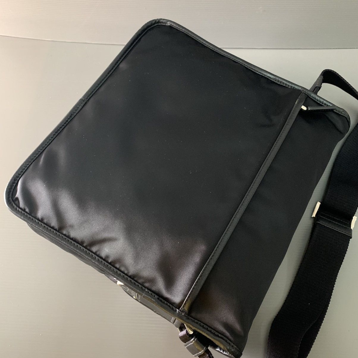 Prada Prada Nylon Black Mesengger Bag Size ONE SIZE - 10 Thumbnail