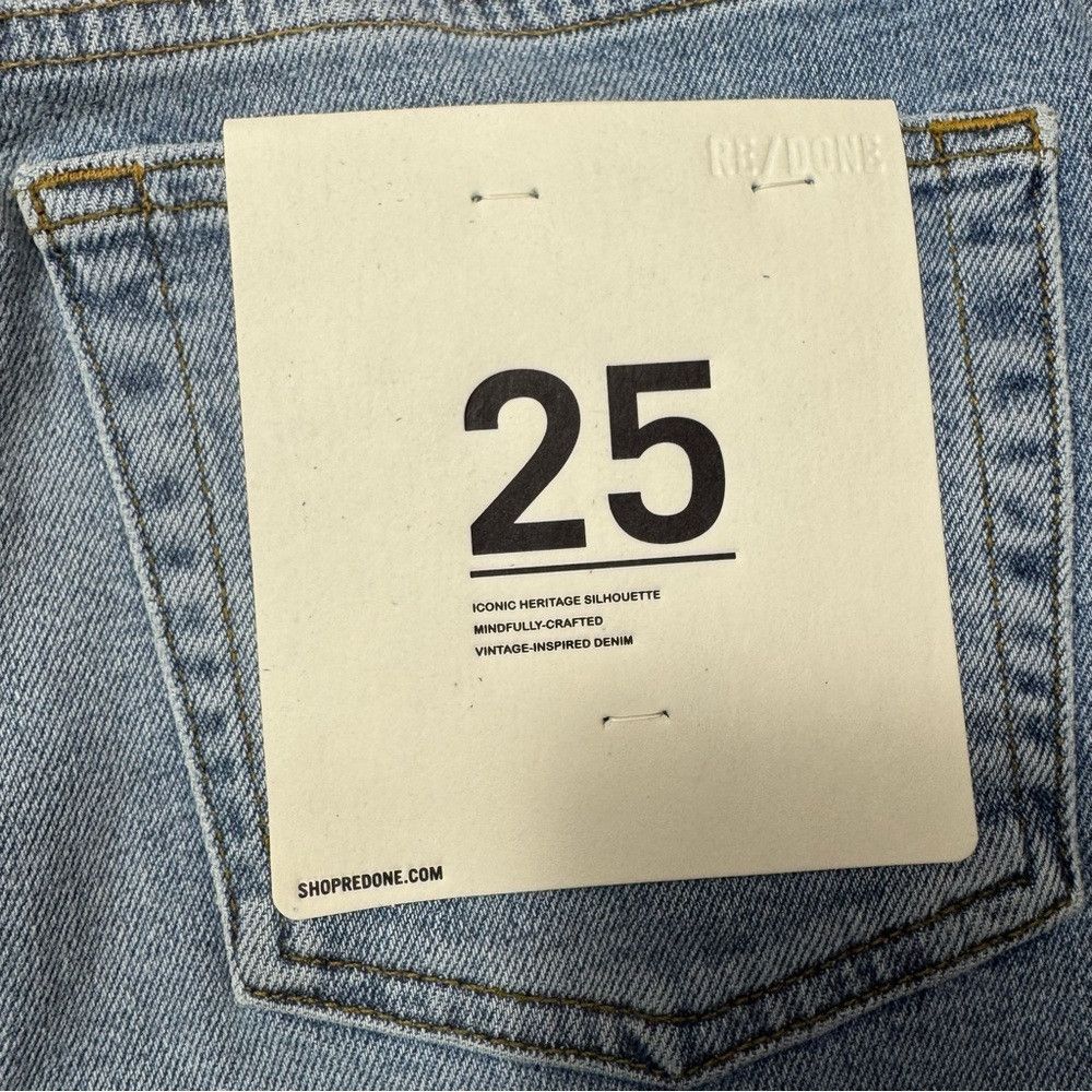 RE/DONE NWT New $275 RE/DONE High Rise Skinny Mid 90s Wash Jeans Si Size 25" / US 0 / IT 36 - 5 Thumbnail