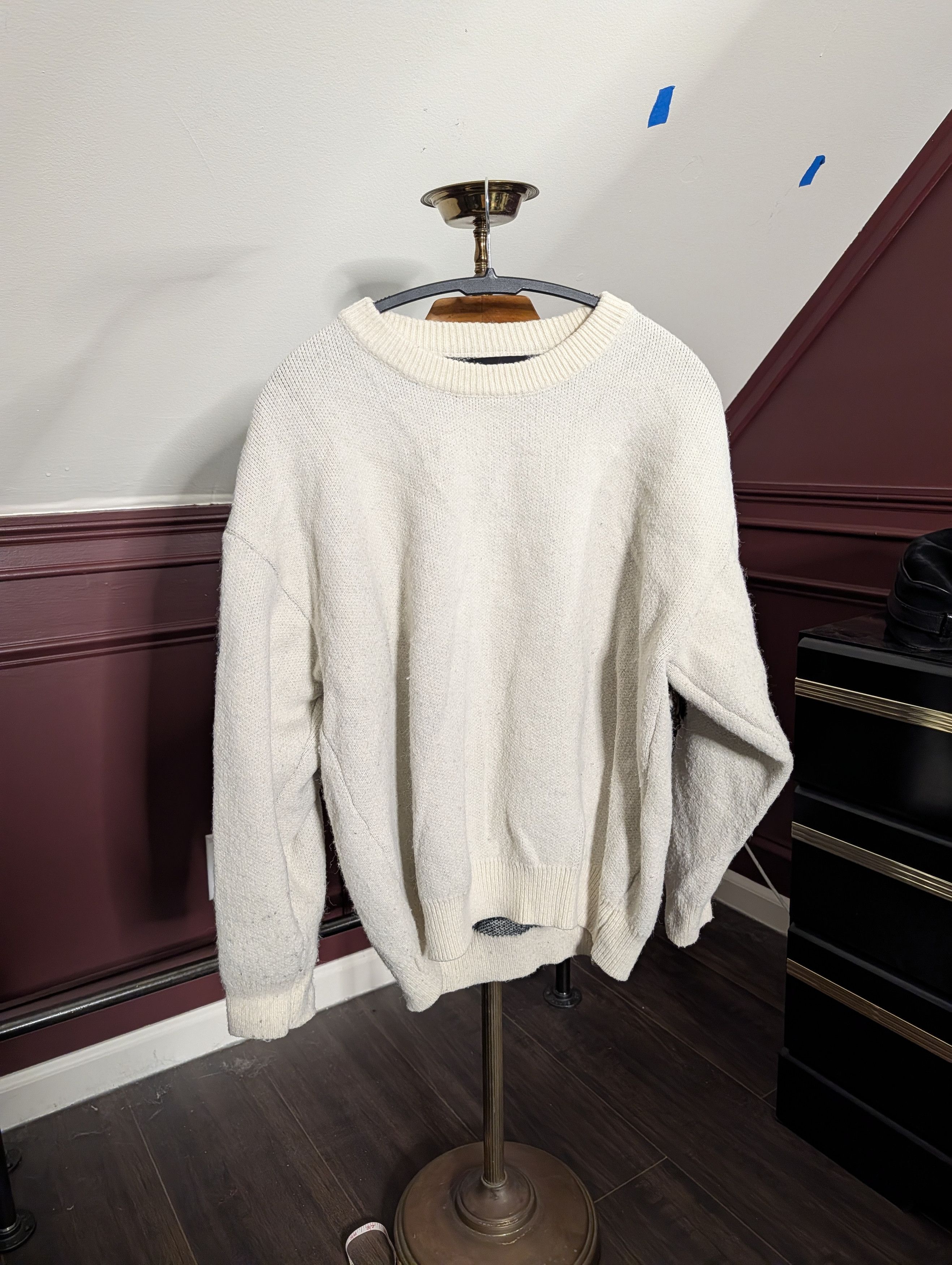 Other AELFRIC EDEN Cream Skeleton Bones Knot Sweater L Size US L / EU 52-54 / 3 - 2 Thumbnail