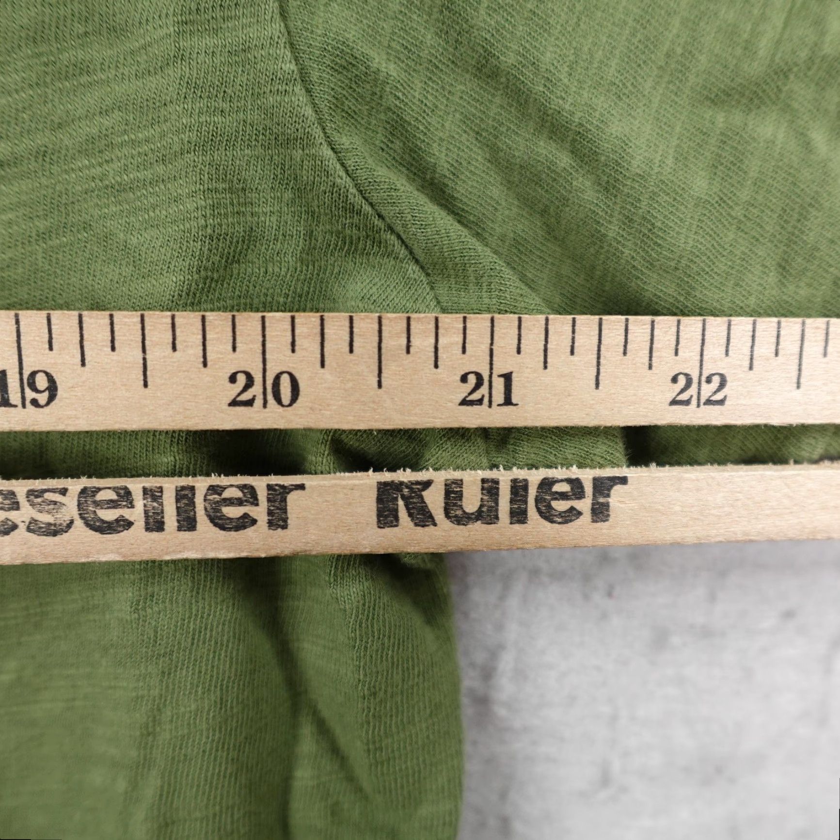 Alex Mill Alex Mill Shirt Mens Large Green Mister Mort Slub Knit Cotton Short Sleeve Tee Size US L / EU 52-54 / 3 - 6 Thumbnail