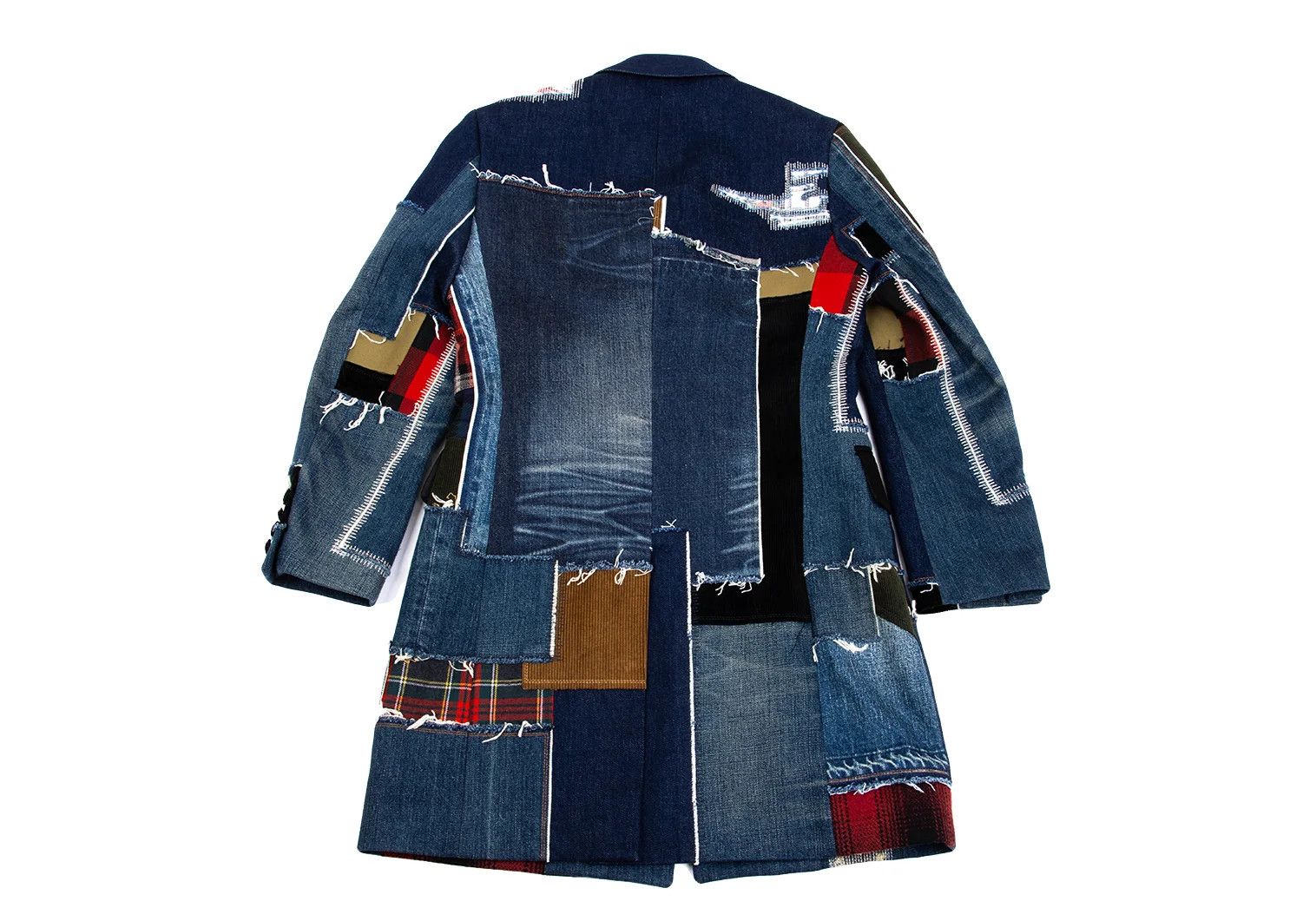 Junya Watanabe Patchwork Denim Coat in Indigo and Other Colors, XS Size US XS / EU 42 / 0 - 15 Thumbnail
