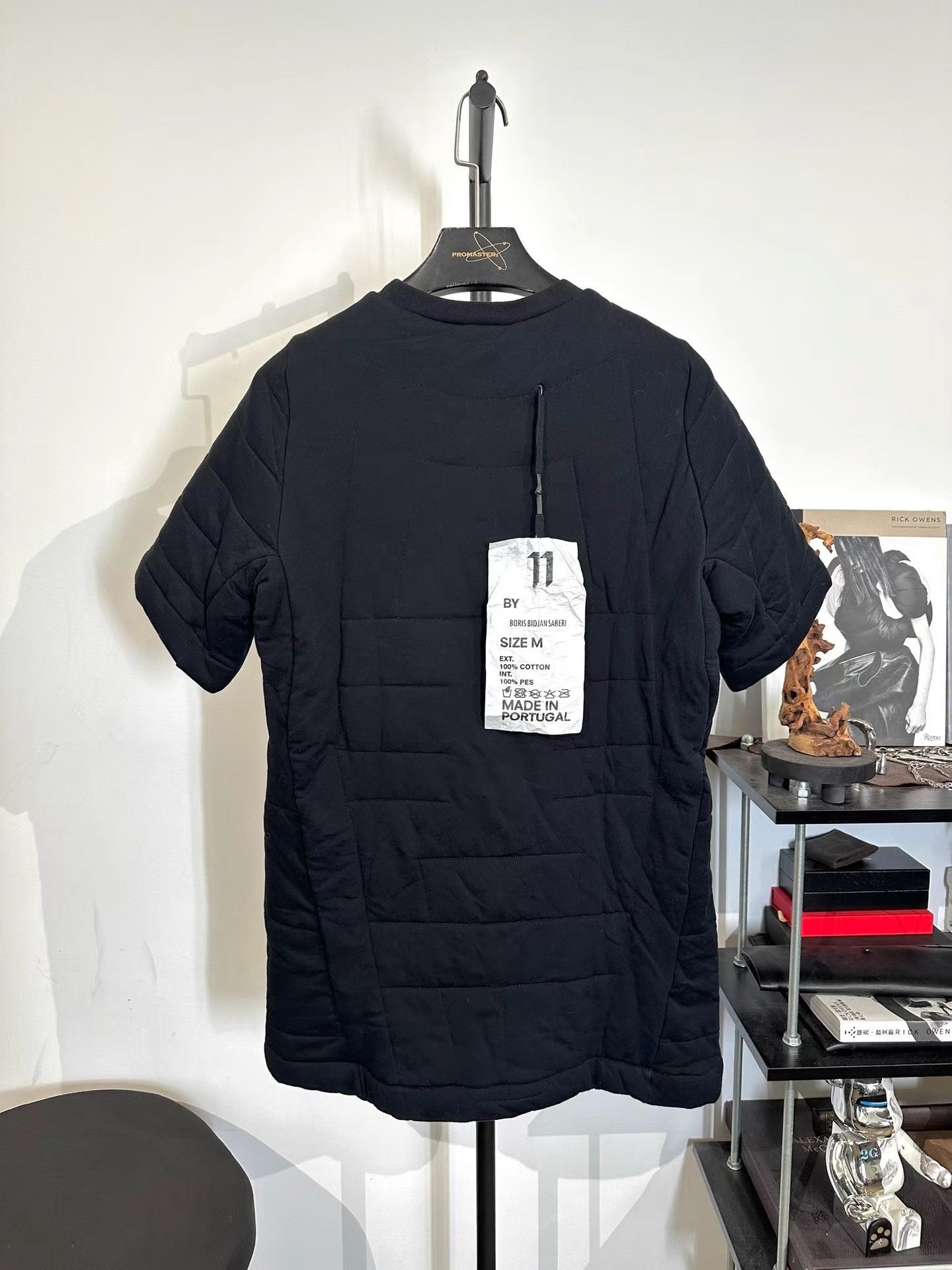 11 By Boris Bidjan Saberi 11by BBS Quilted Cotton T-Shirt K35 Size US M / EU 48-50 / 2 - 2 Thumbnail