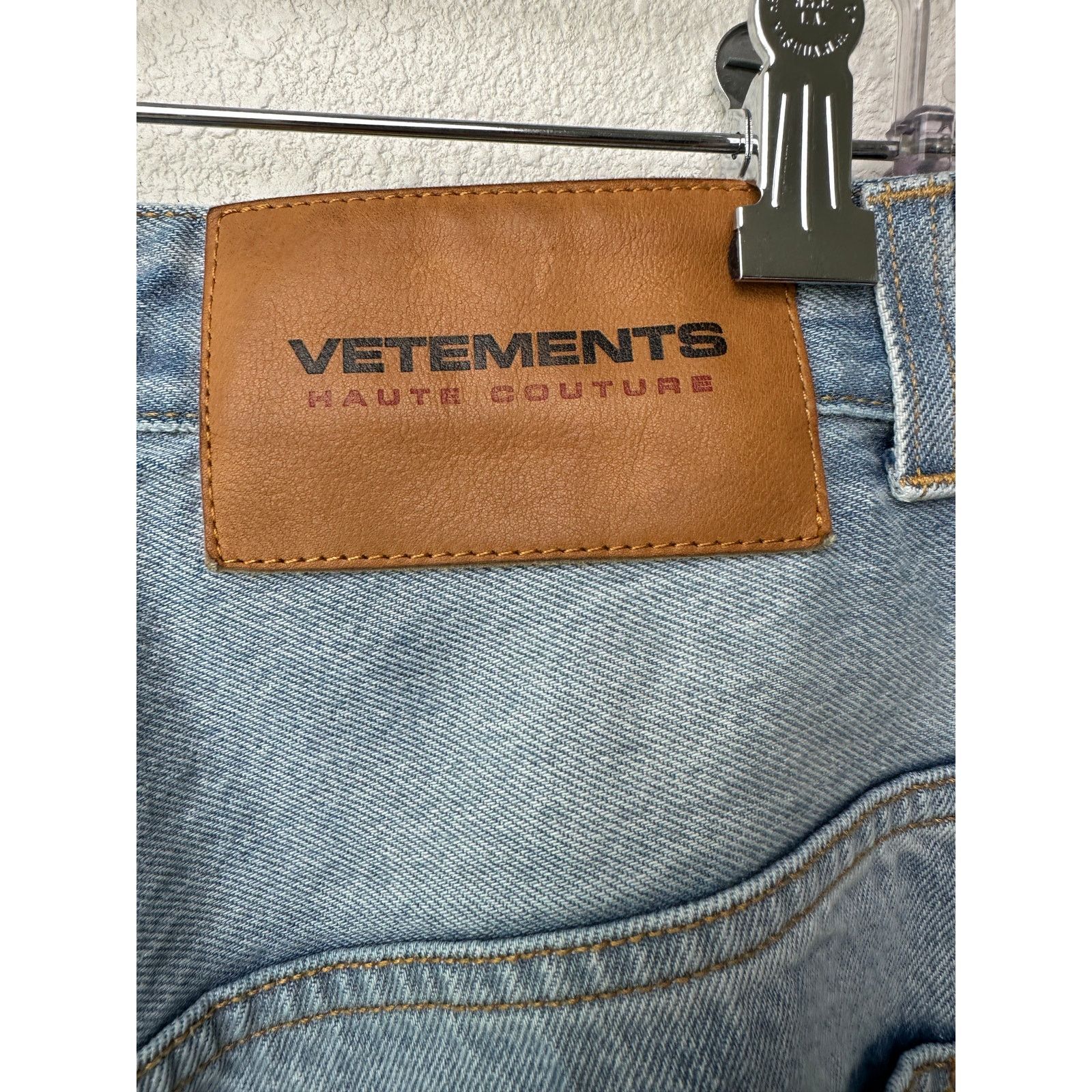 Vetements Vetements Unisex Jeans L High Waist Extra Wide Leg Size US 33 - 10 Thumbnail