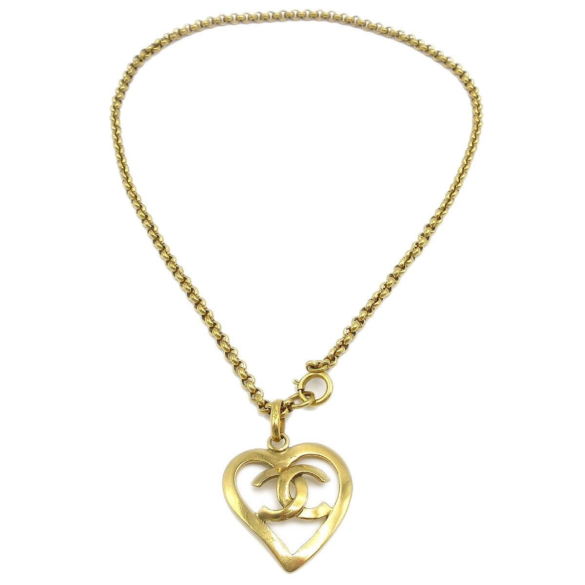 Chanel Chanel CC Heart Pendant Metal Size ONE SIZE - 1 Thumbnail