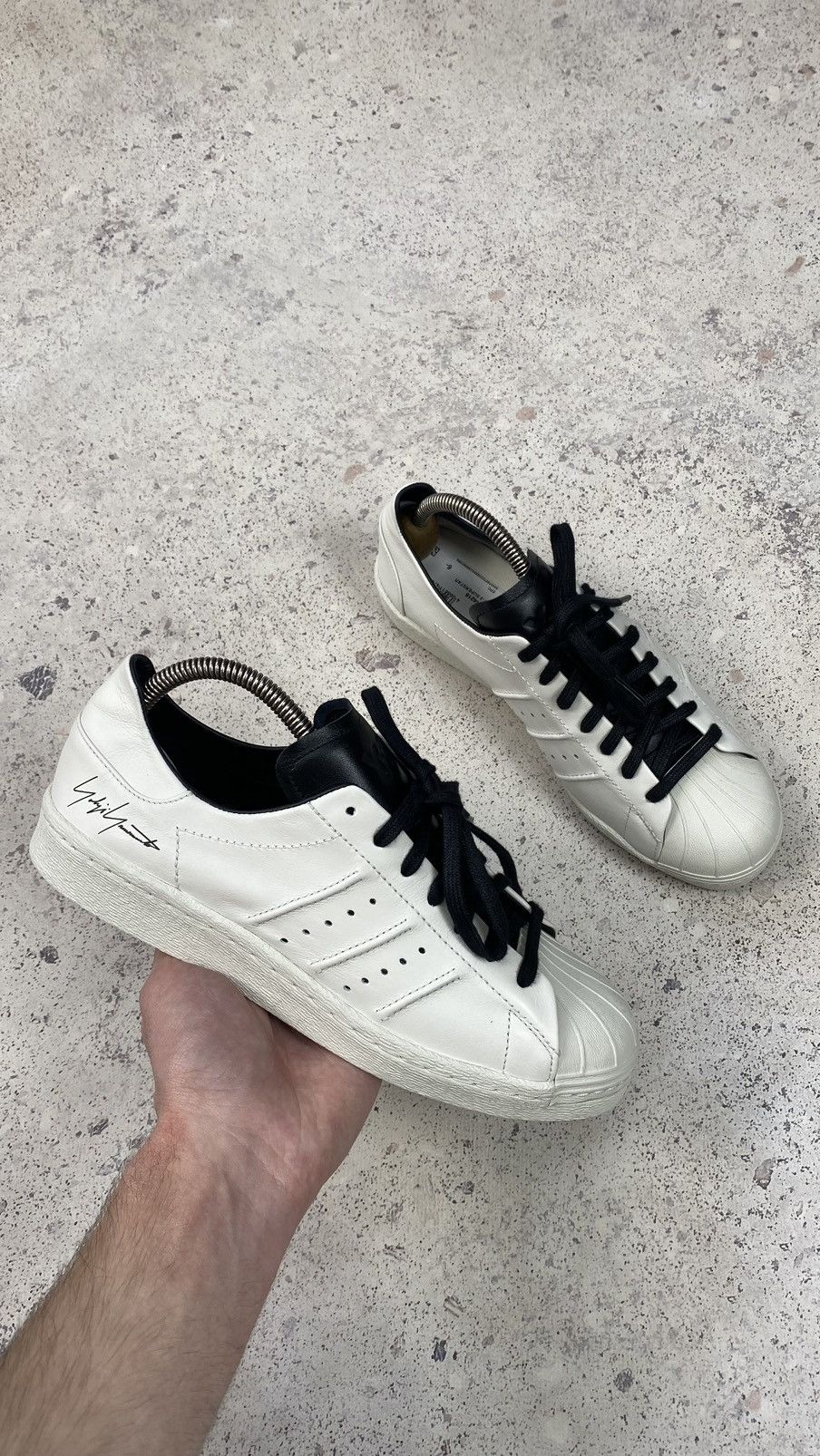 Y-3 Adidas Y-3 Superstar "Orbit Grey" Yohji Yamamoto JR4216 Size US 7 / EU 40 - 5 Thumbnail