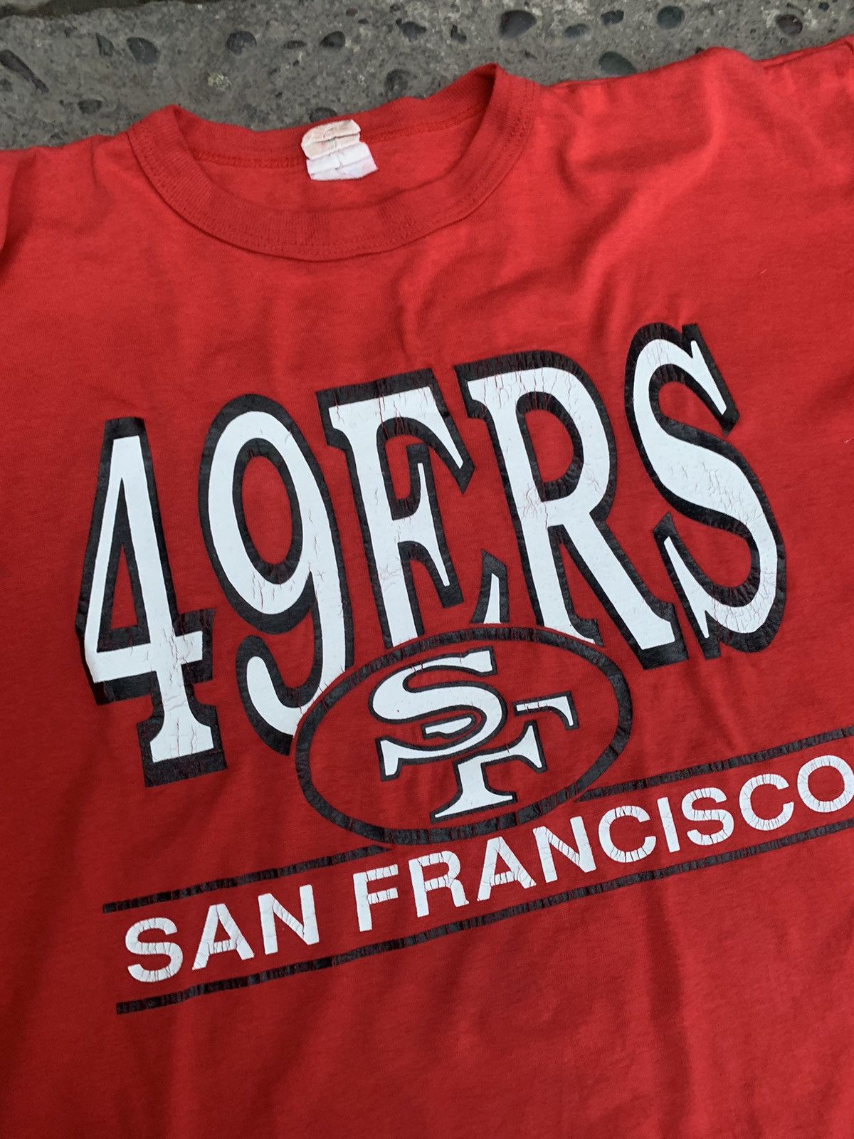 NFL × Vintage Vintage San Francisco 49ers T shirt Size US L / EU 52-54 / 3 - 2 Thumbnail