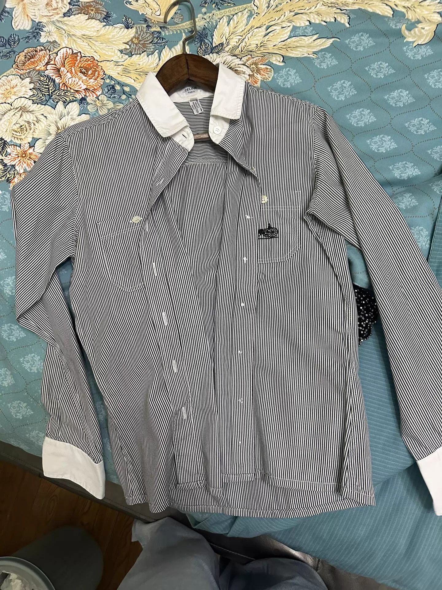 Celine CELINE vintage 9 new authentic shirt Size S / US 4 / IT 40 - 8 Thumbnail