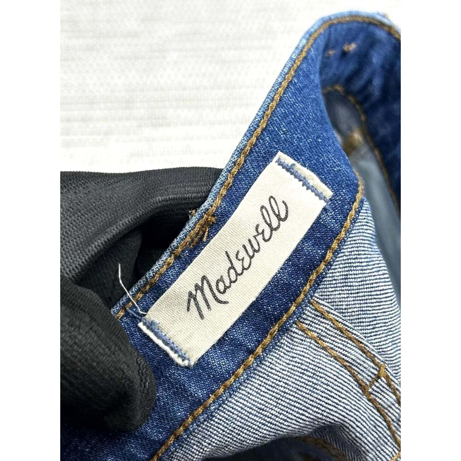 Madewell Madewell Shorts Womens 26 Blue High Rise Denim Cut Off Cotton Stretch Frayed Hem Size 26" / US 2 / IT 38 - 7 Thumbnail